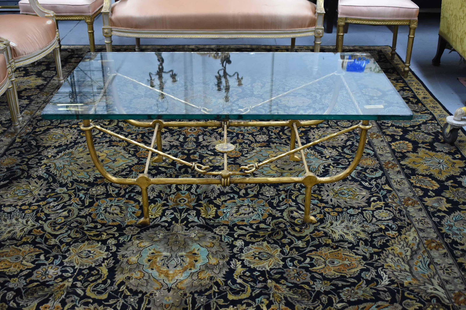 Modern Glass Top Coffee Table (1 of 7)