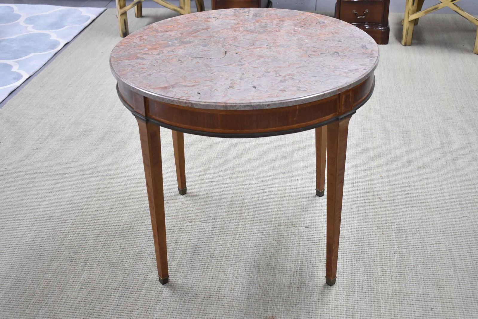 Marble Top Inlaid Side Table Lombardia (1 of 13)