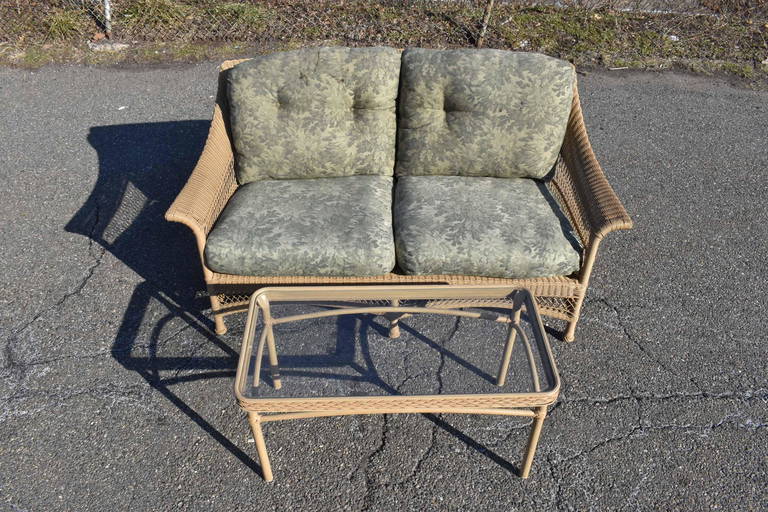 Brown Jordan Eastlake All Weather Wicker Sofa