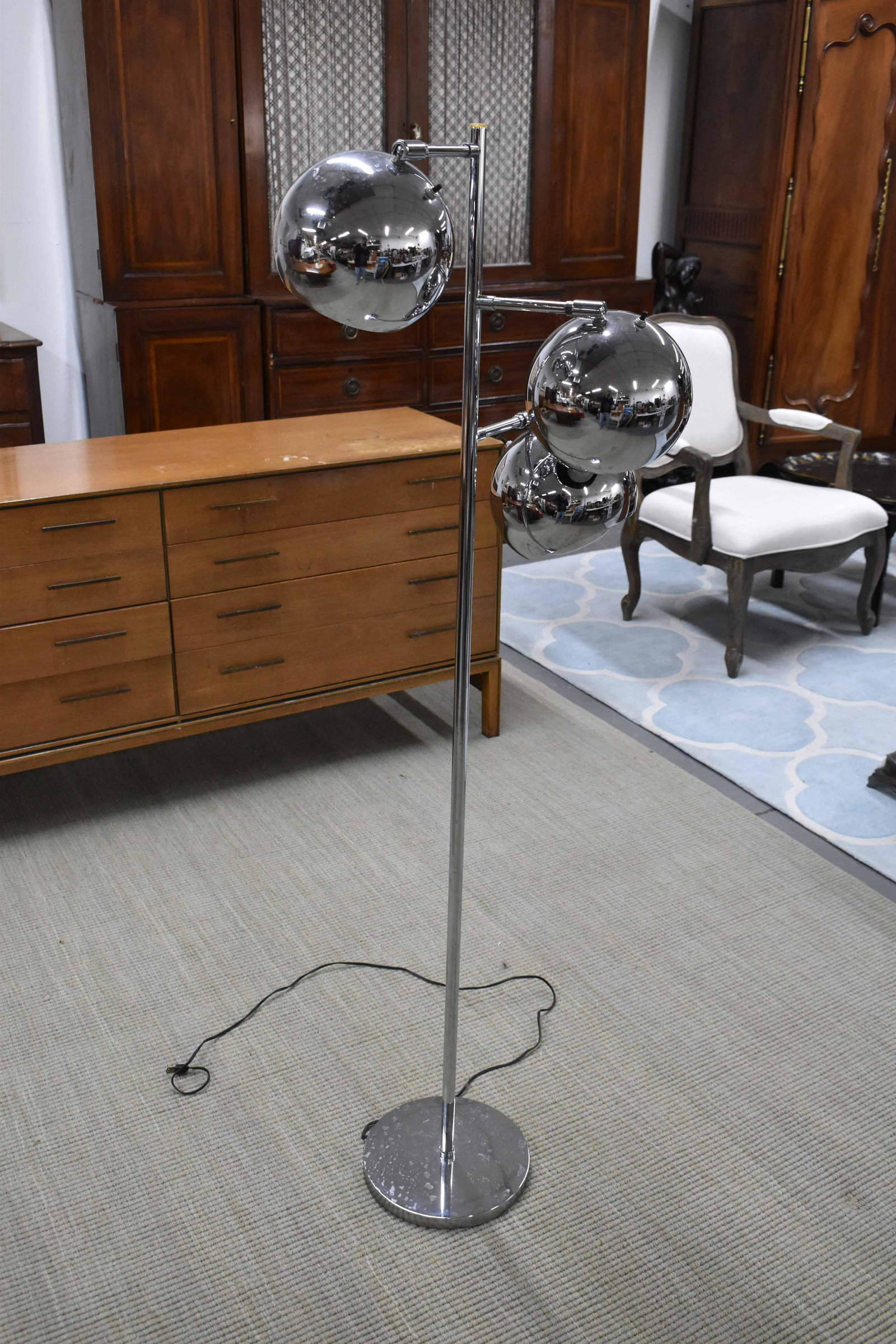 OMI Modern 3-Light Chrome Floor Lamp (1 of 5)