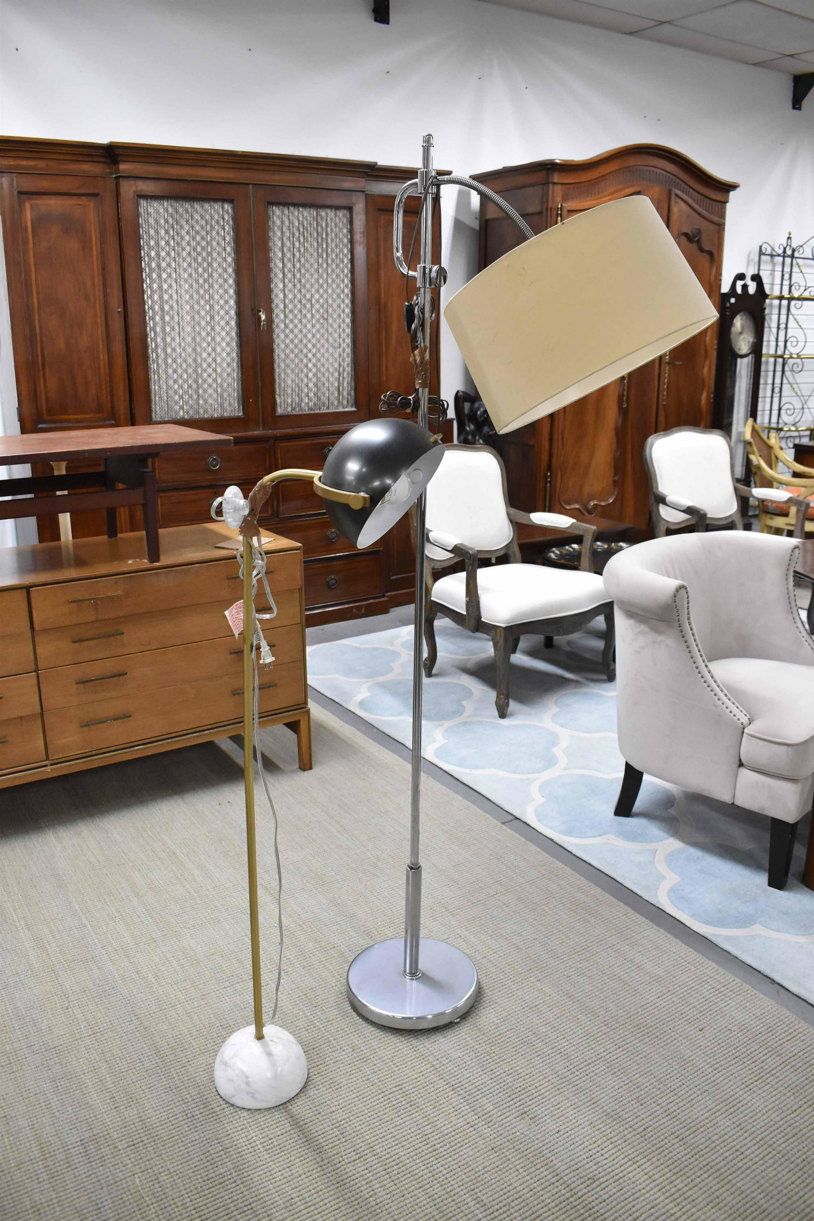 Two Modern Style Floor Lamps (1 of 6)