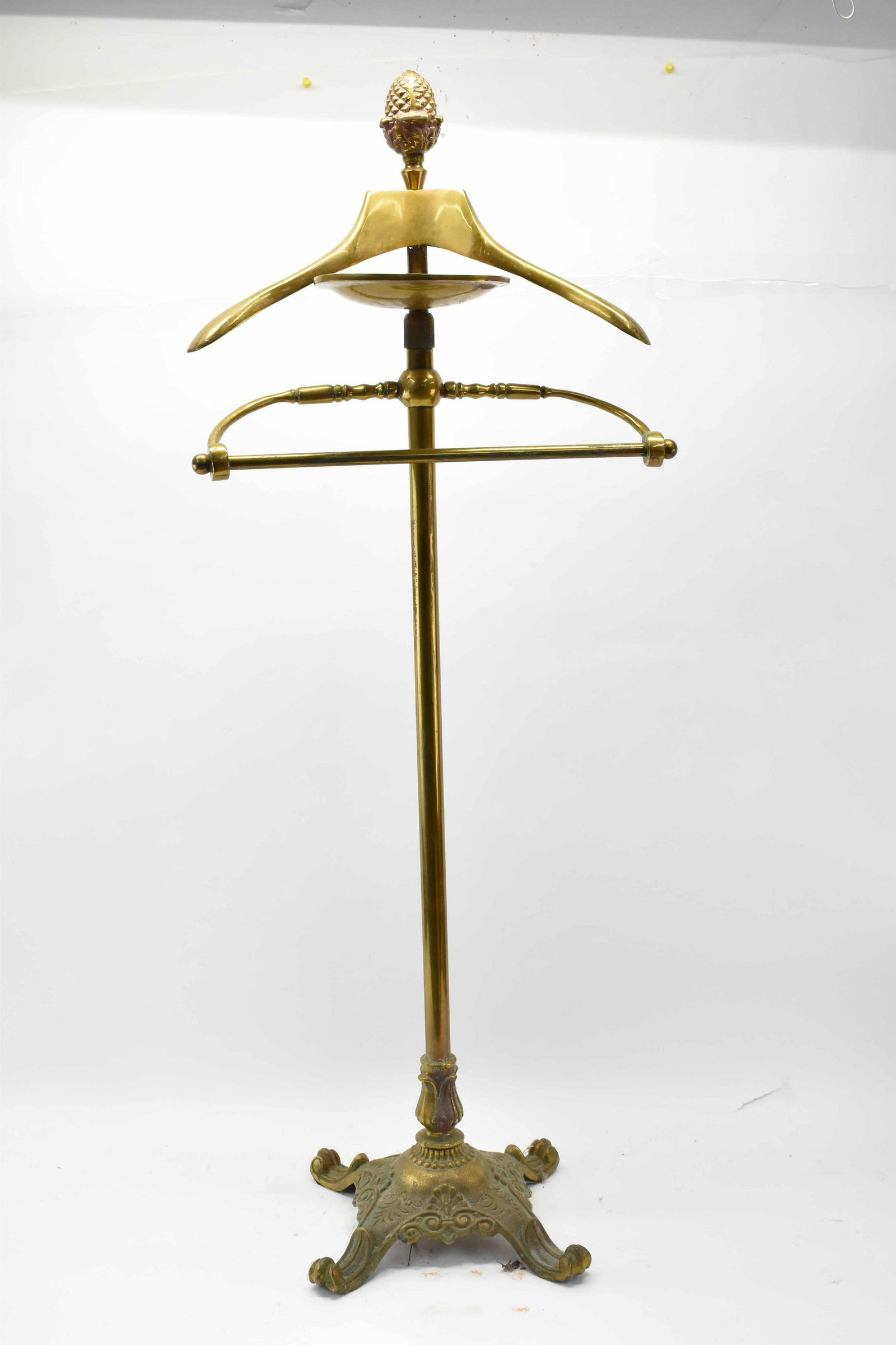 Vintage Brass Silent Butler Stand (1 of 6)