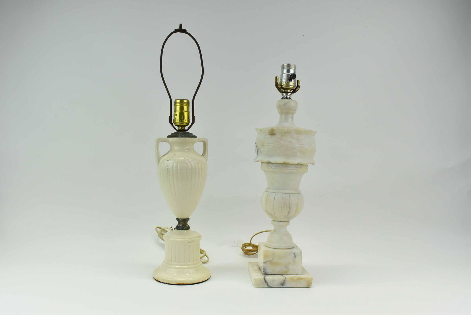 Carved Alabaster Table Lamp (1 of 6)