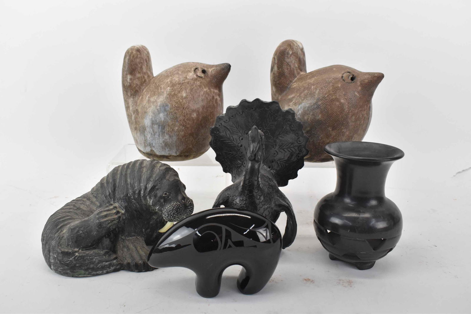 Pair of McCarty Pottery Birds (1 of 12)