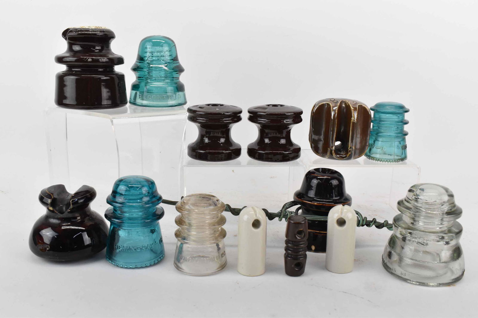 Assorted Glass and Porcelain Insulators (1 of 8)