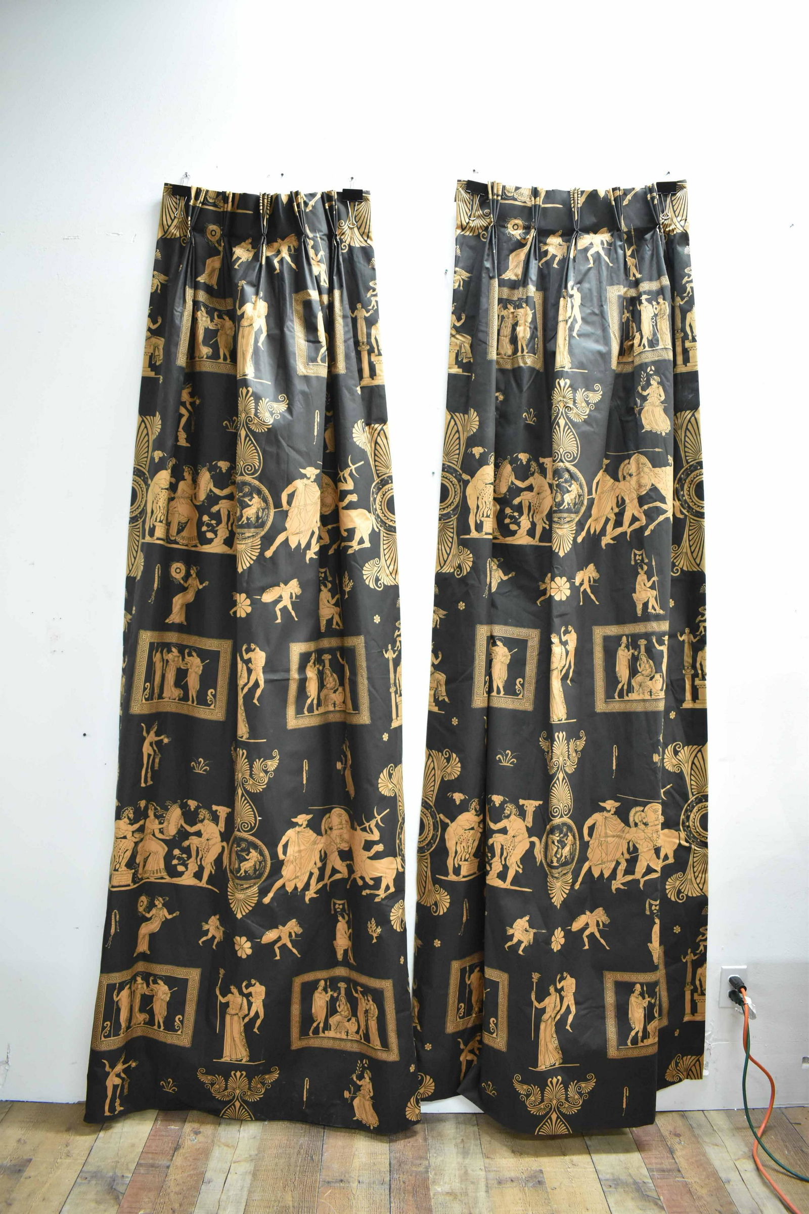 Custom Patterson Window Treatments Greek Pattern (1 of 12)