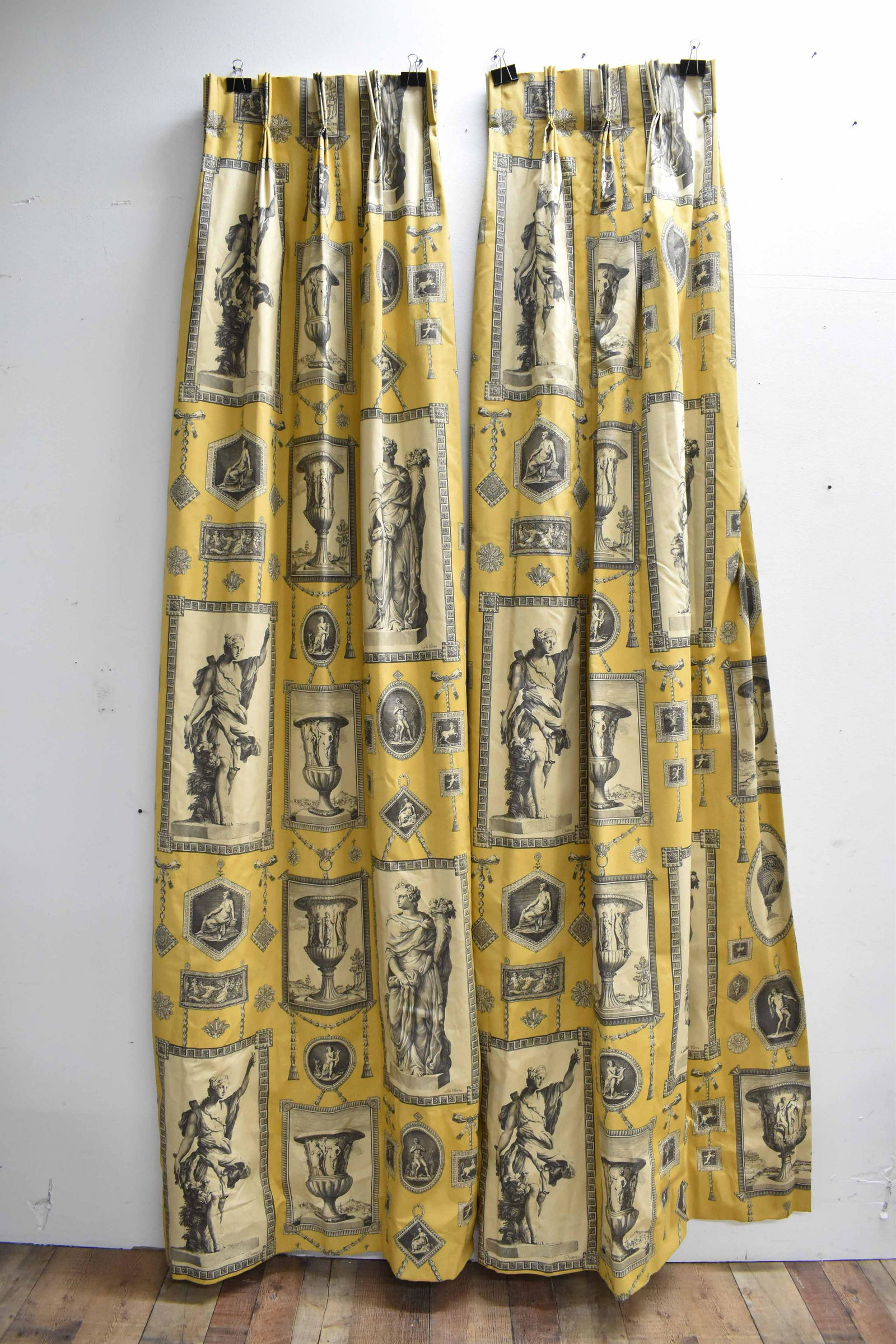 Custom Neoclassical Toile Window Treatments (1 of 11)