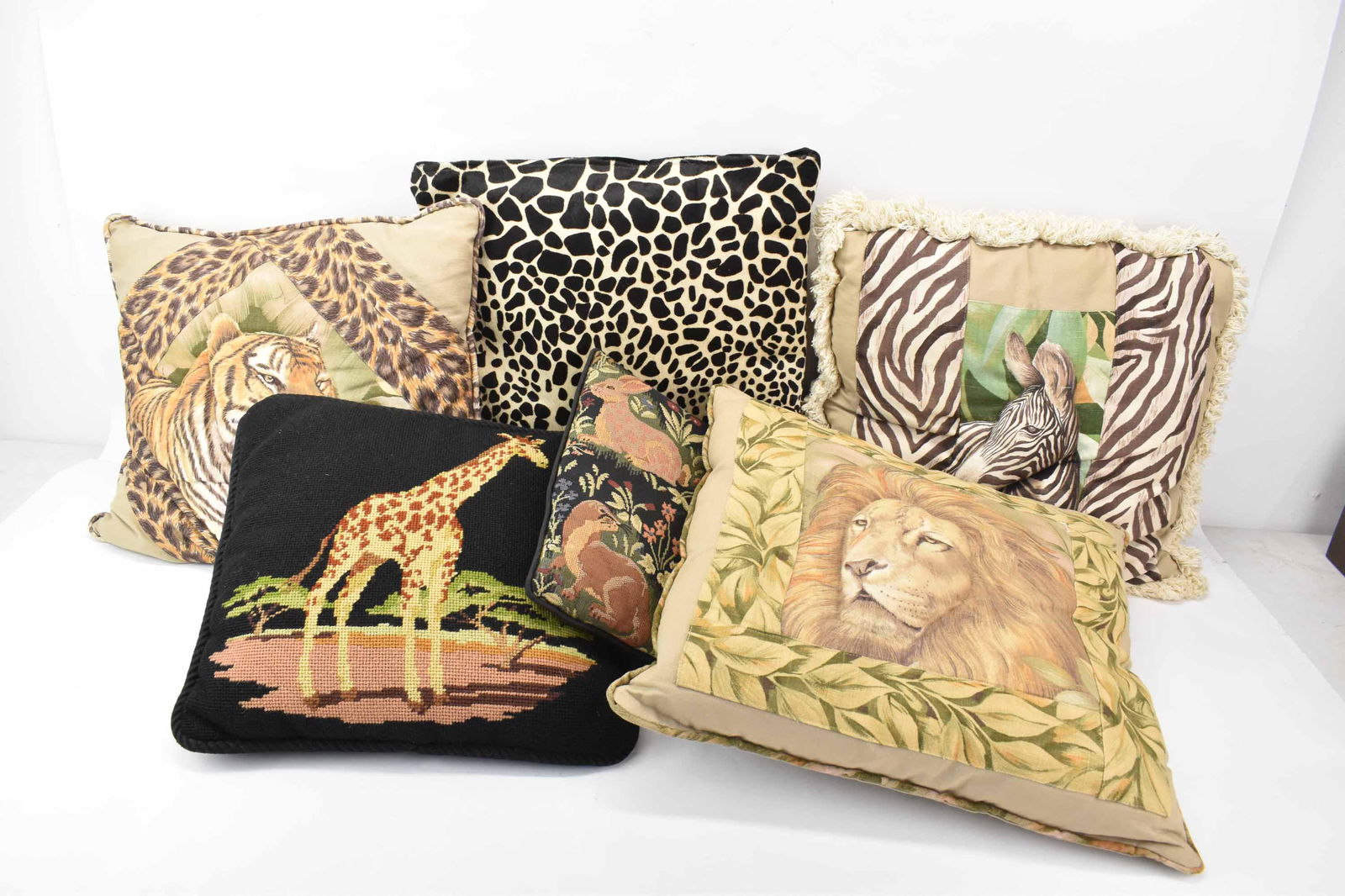 Giraffe Print Cowhide Decorative Pillow (1 of 7)