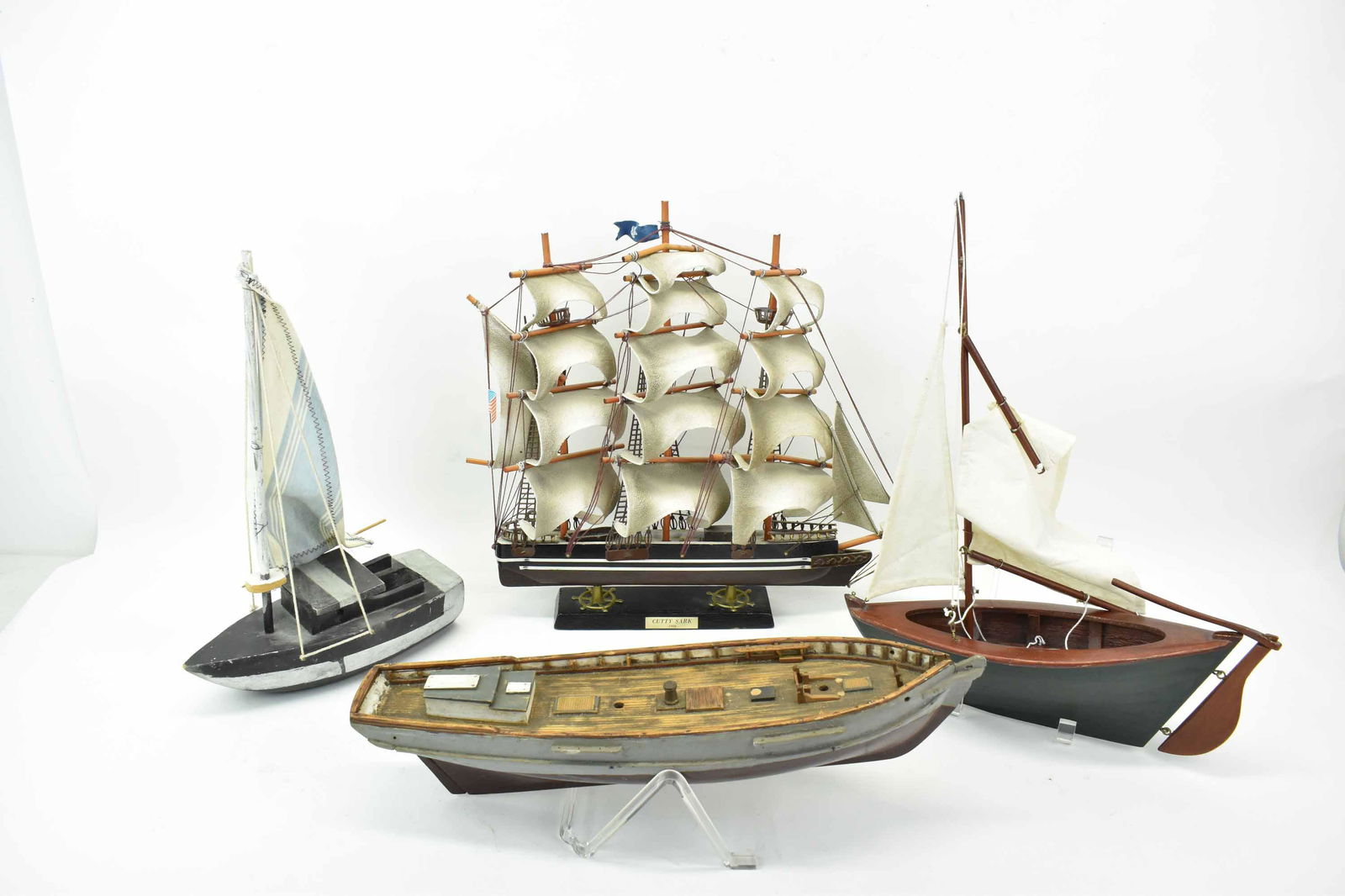 Three Wooden Toy Boats (1 of 7)