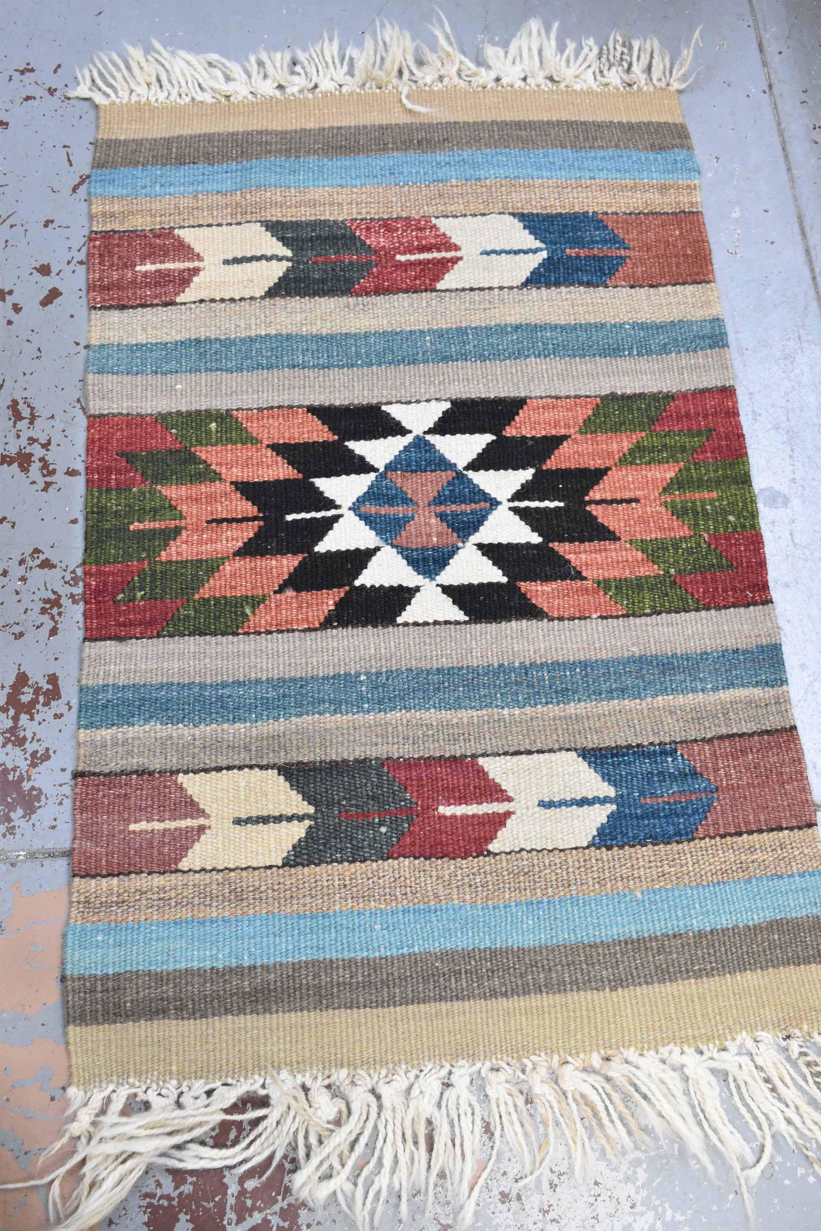 Hand Woven Turkish Throw Rug (1 of 3)