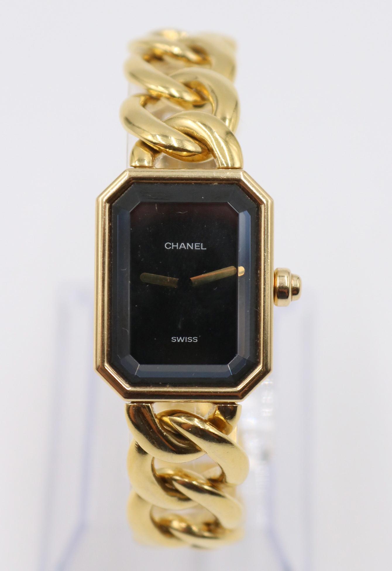Ladies Chanel Premiere 18K Gold Dress Wristwatch (1 of 9)
