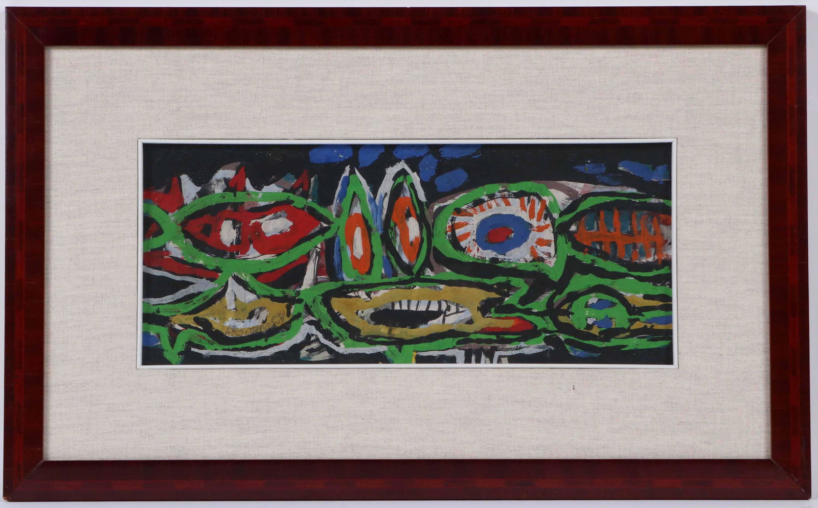 Anton Rooskens, Gouache on Paper, Abstract (1 of 5)