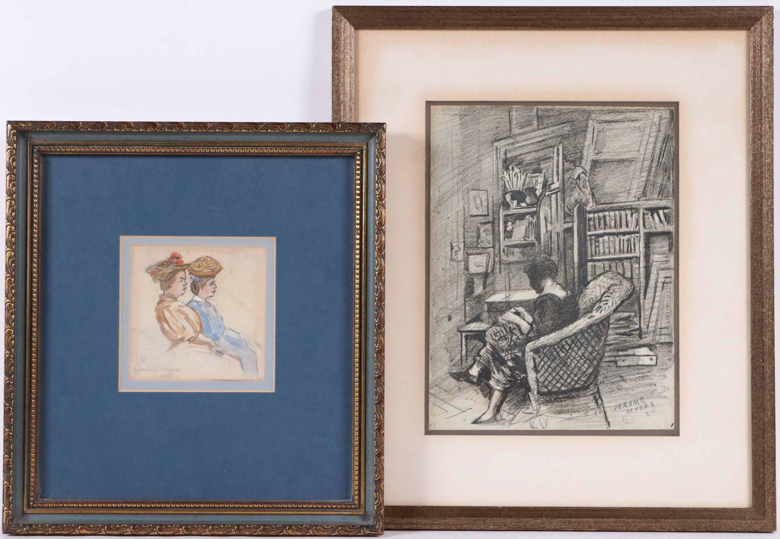 Two Works of Art by Jerome Myers (1 of 8)