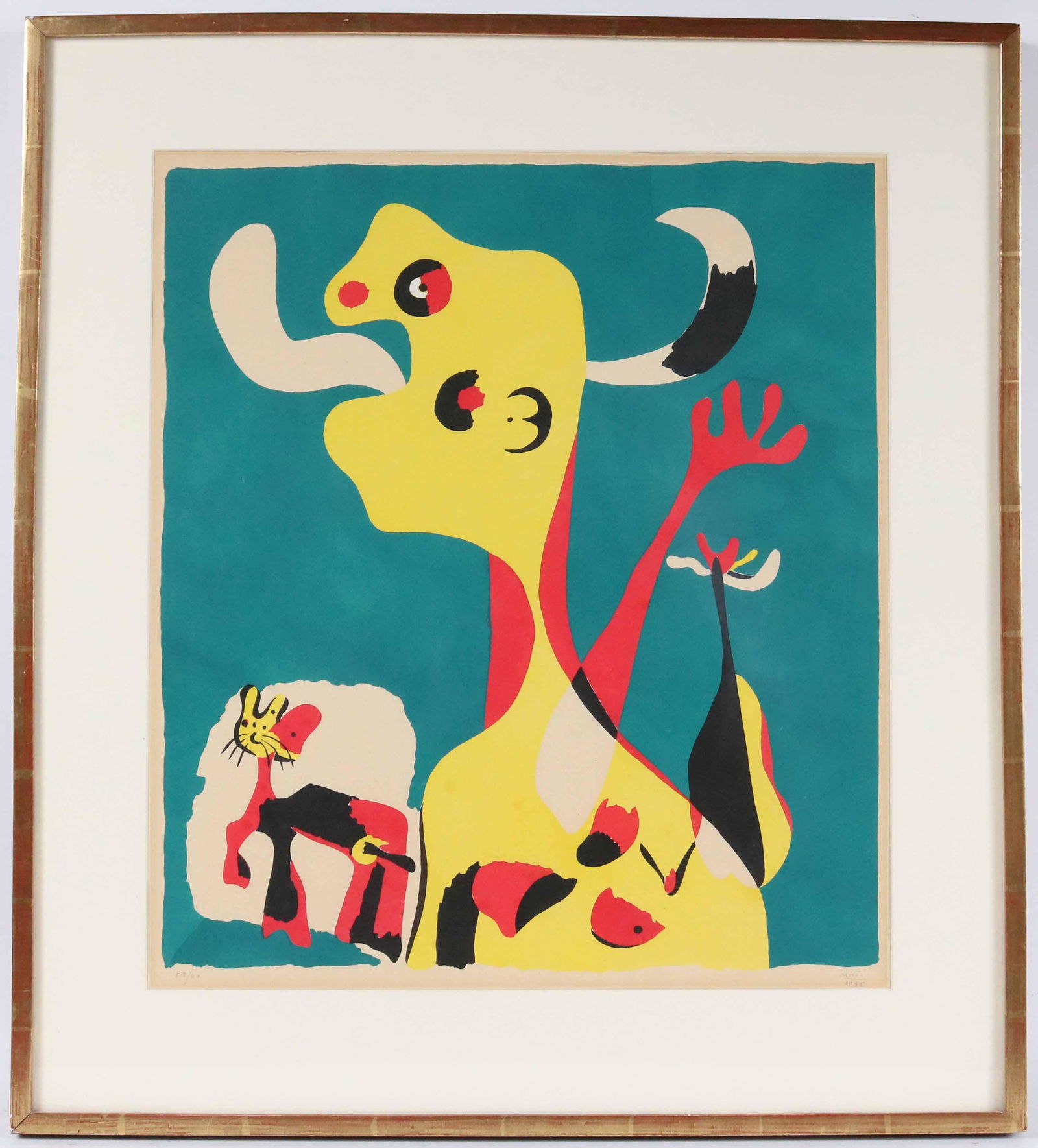 Joan Miro, Femme et Chien Devant la Lune (1 of 10)