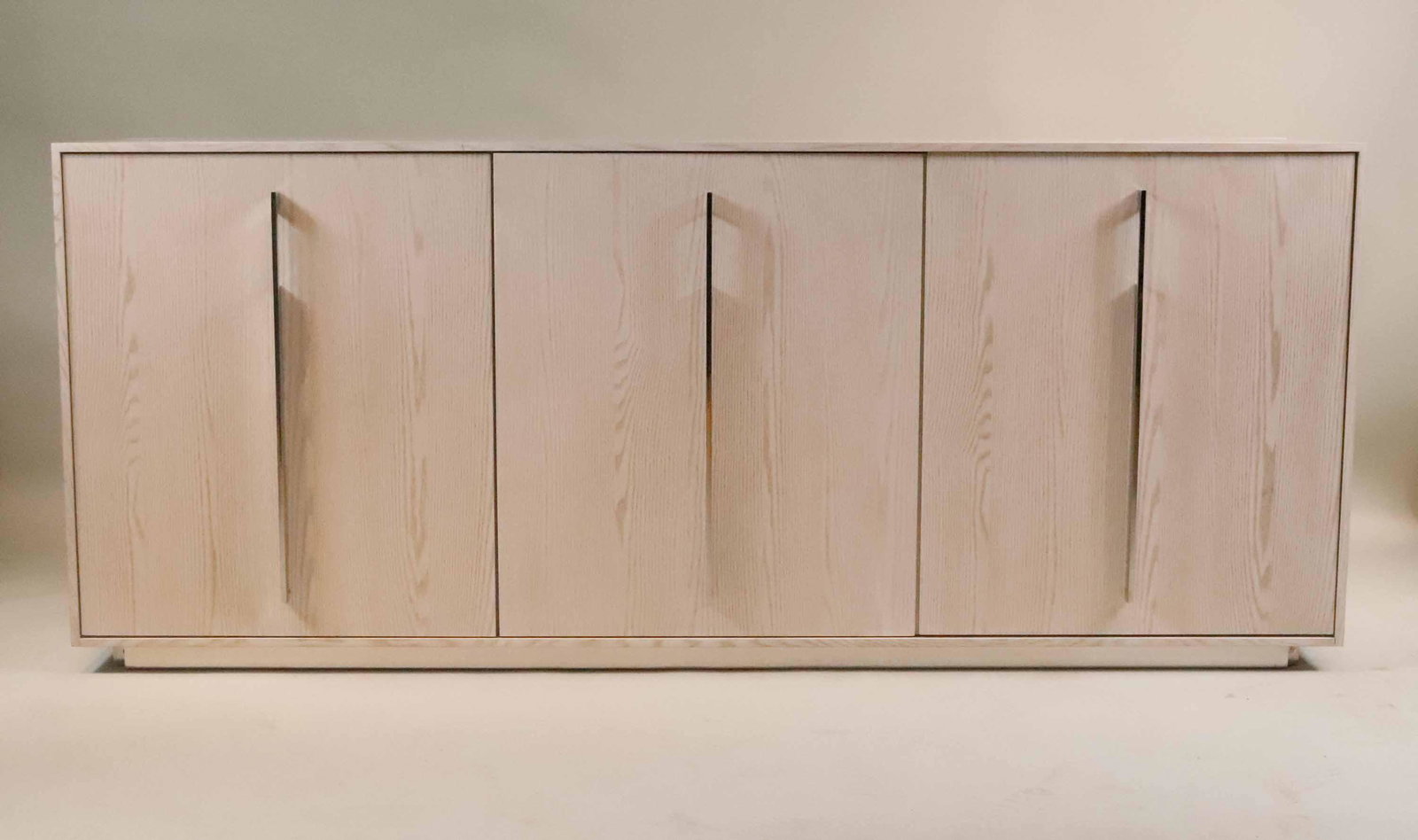 Modern Stone Inset Bleached Oak Sideboard (1 of 12)