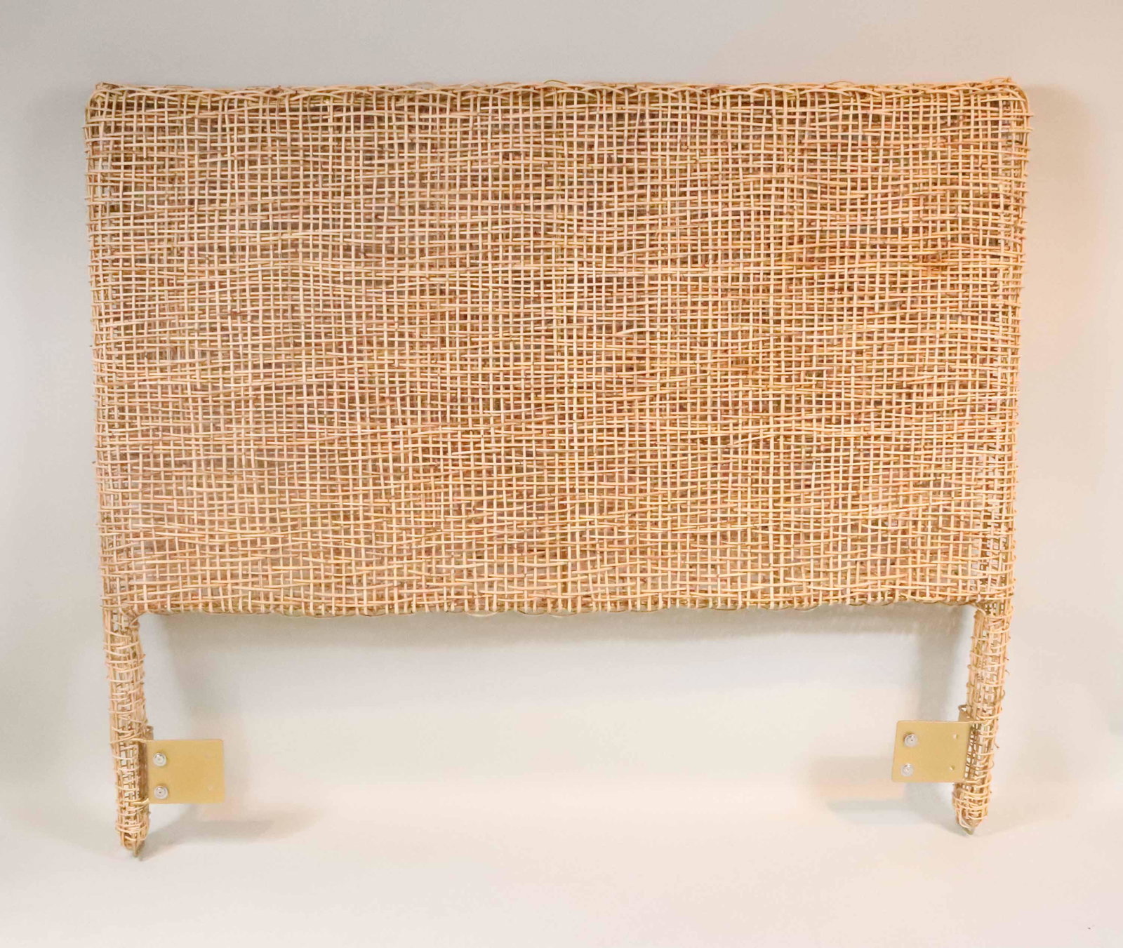 Modern Woven Rattan Queen Size Headboard (1 of 6)