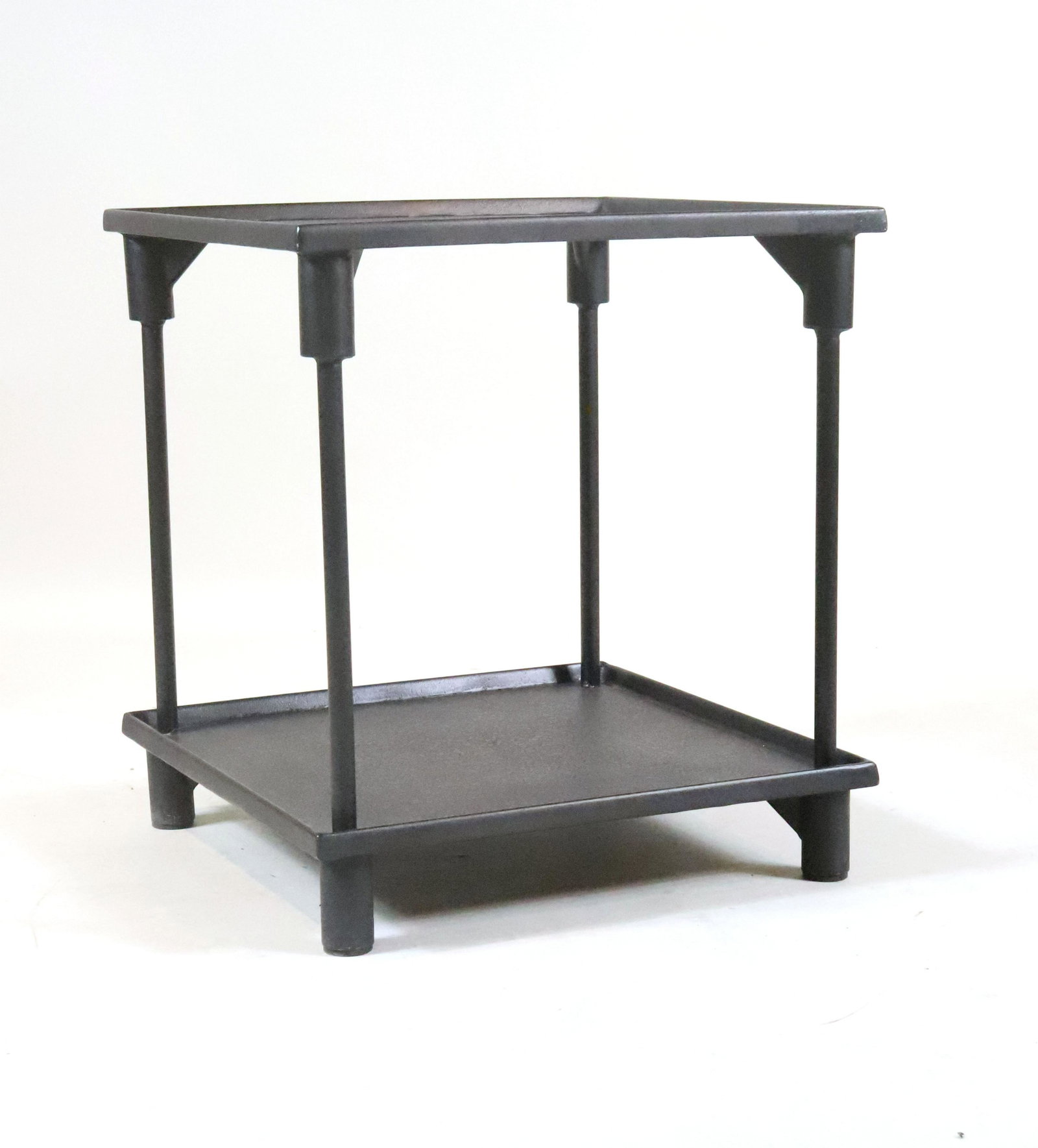 Restoration Hardware Patinated Metal Tiered Table (1 of 6)