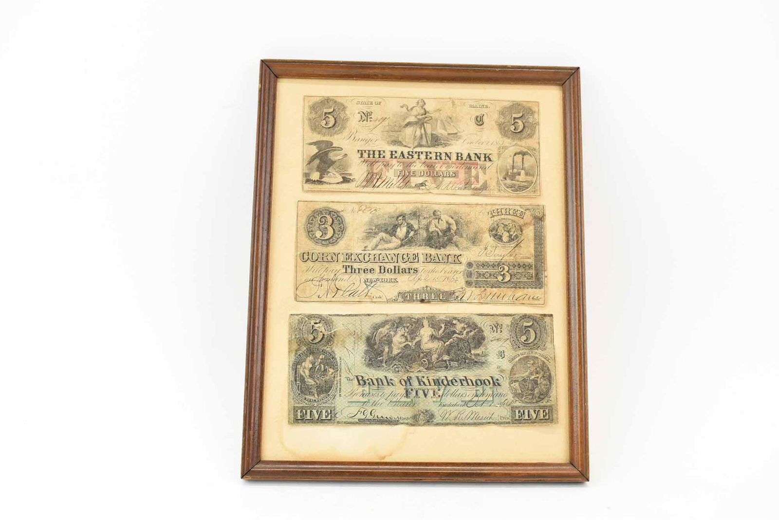Three Antique Bank Notes (1 of 5)