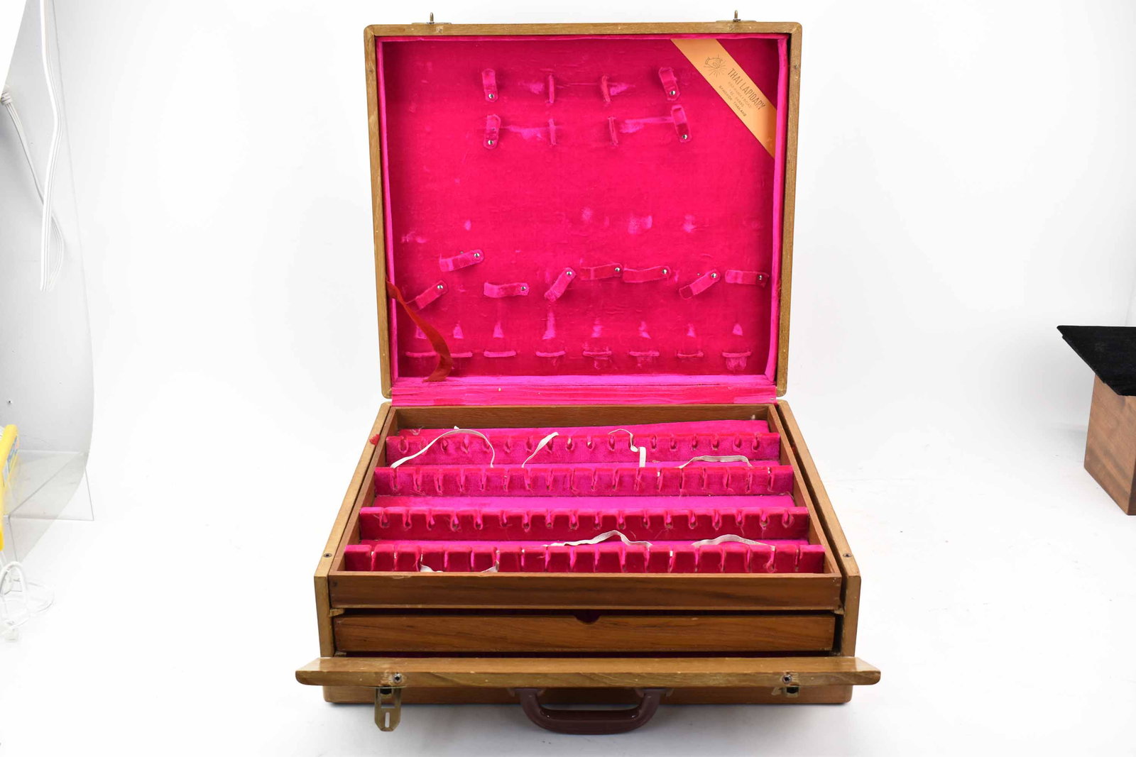 Vintage Oak Silver Flatware Case (1 of 5)