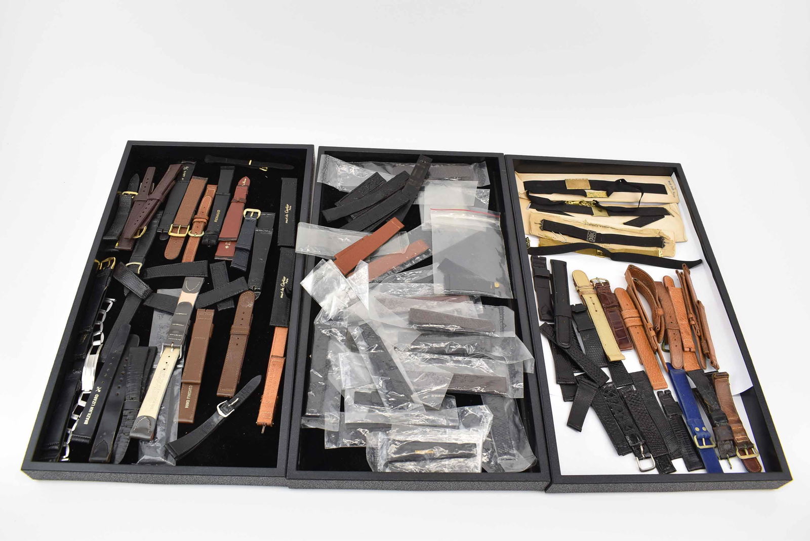 Large Group of Assorted Leather Watch Bands (1 of 7)