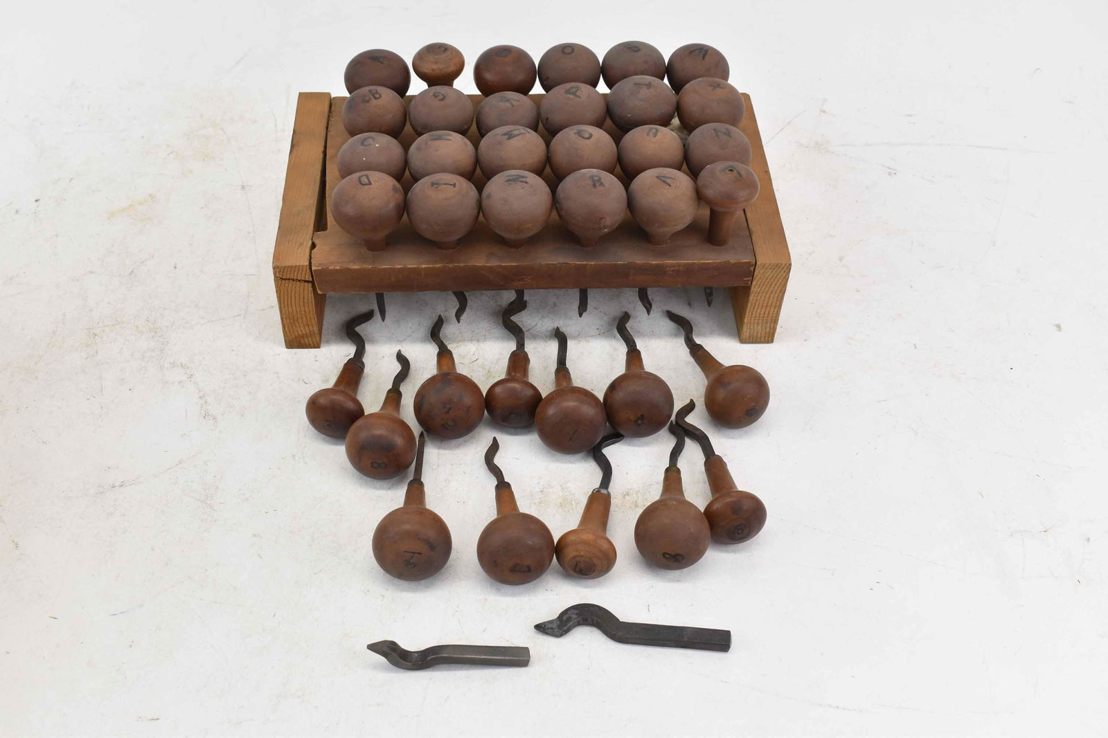 Jeweler's Bent Punch Stamp Numbers & Letters (1 of 7)