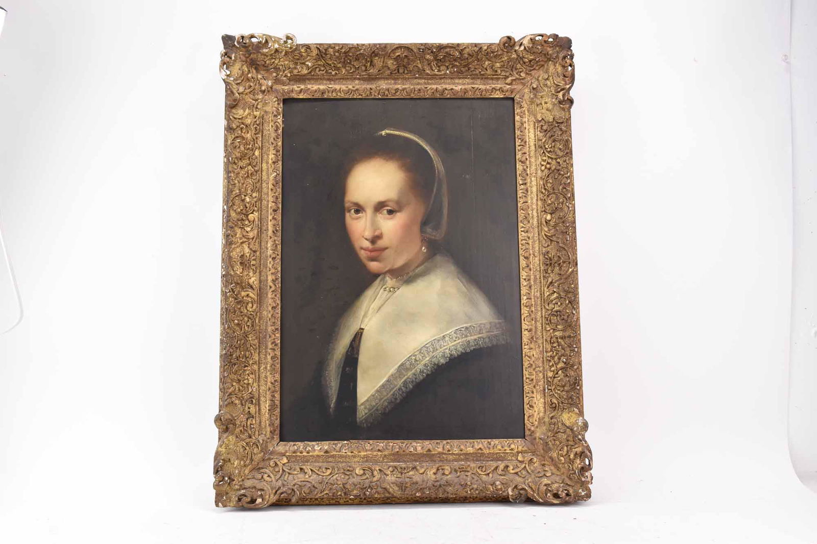 Oil of Board, Portrait of Young Woman (1 of 11)