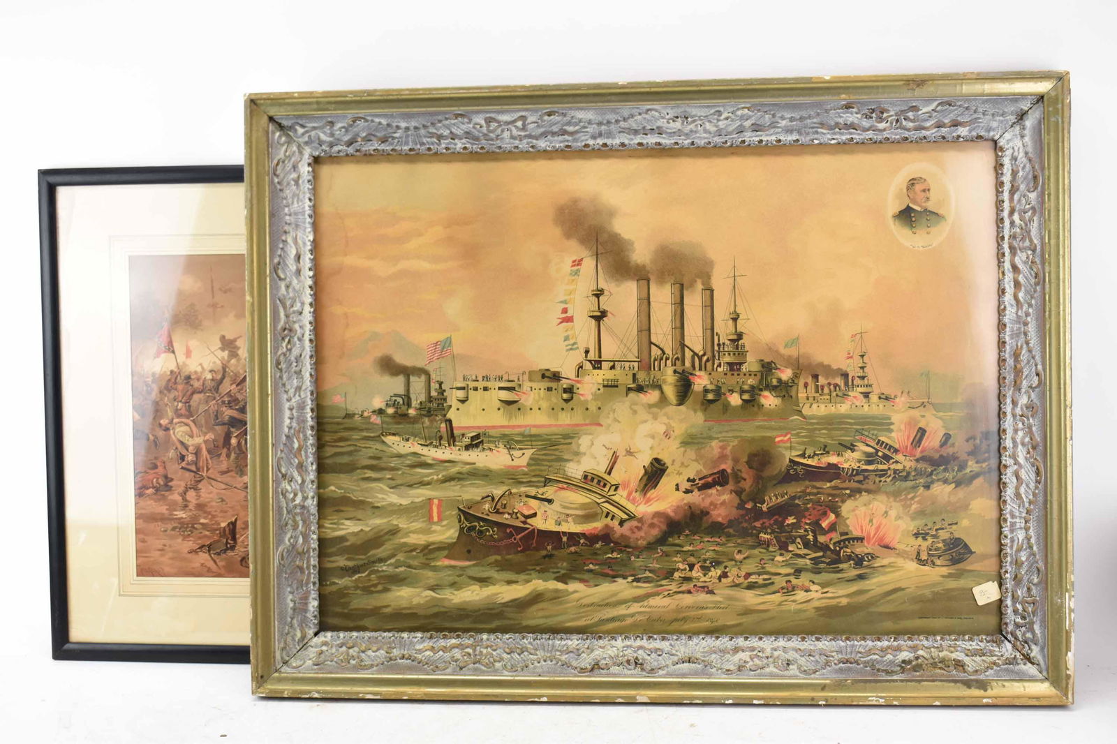 Xanthus Smith Destruction of Fleet Lithograph (1 of 10)