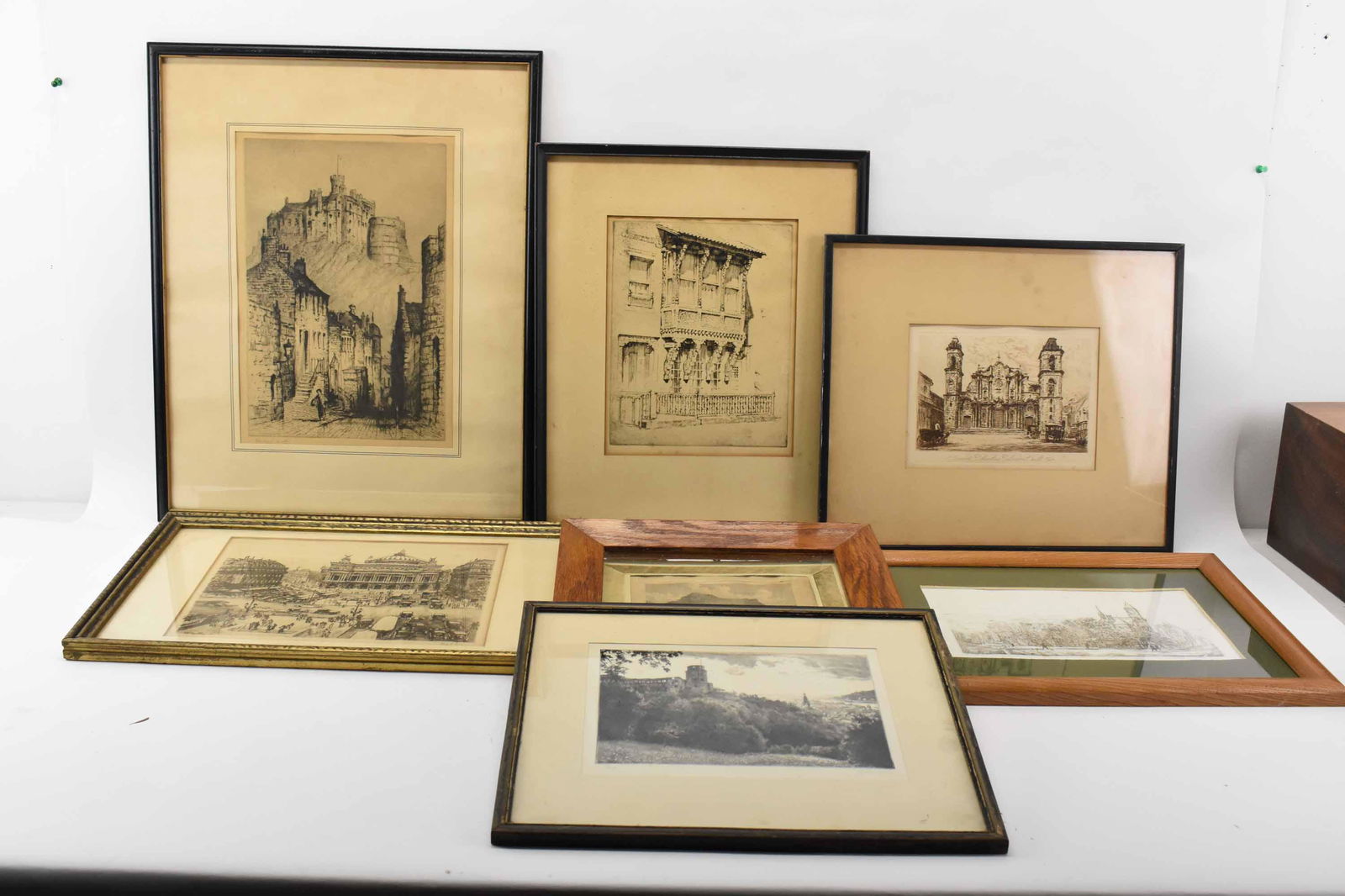 Group of Assorted Etchings of Historic Sites (1 of 13)