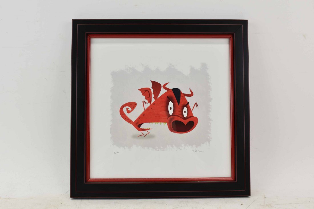 Mike Moran Illustration Print Signed (1 of 7)