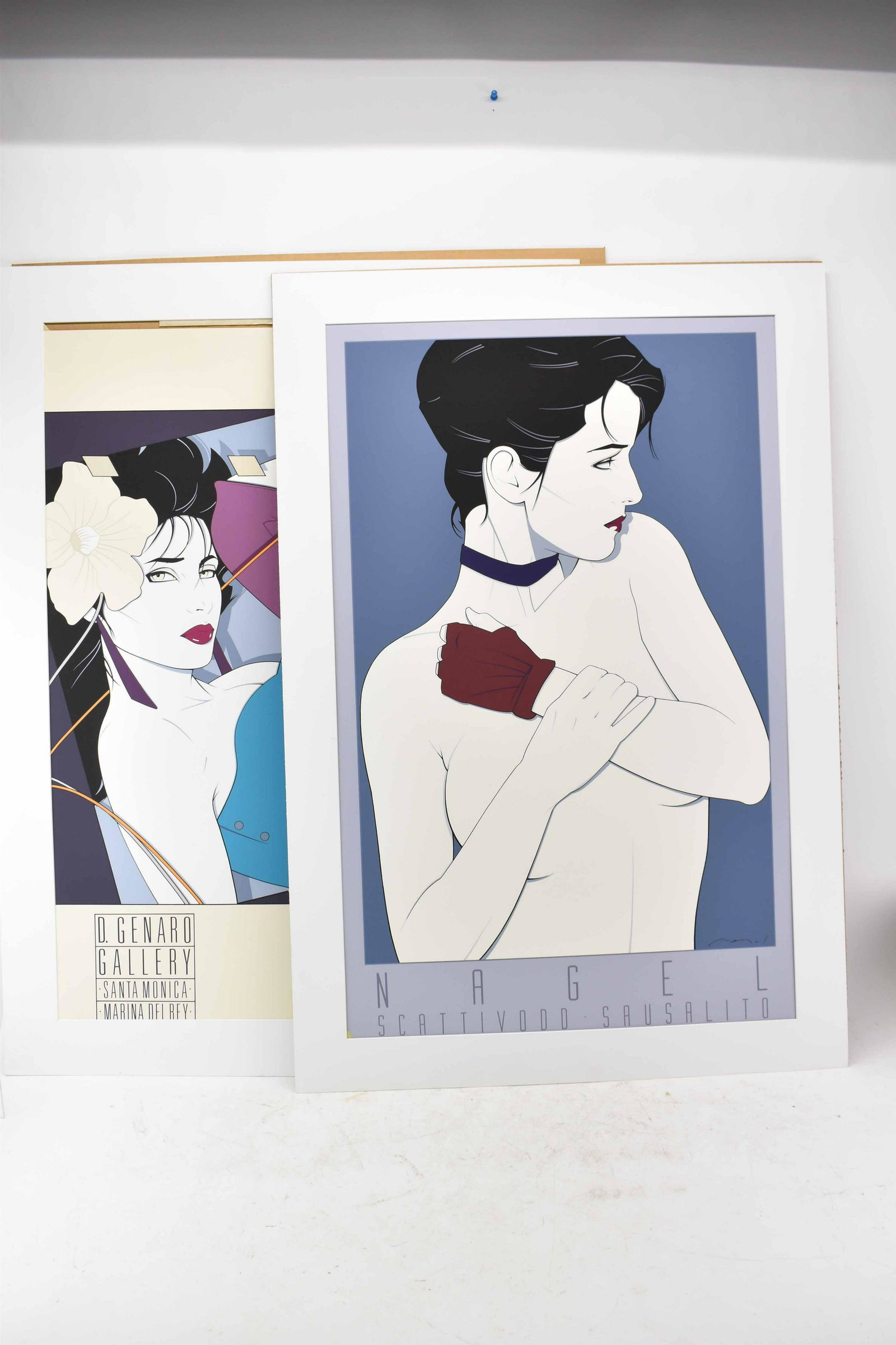 Three Unframed Patrick Nagel Gallery Prints (1 of 5)