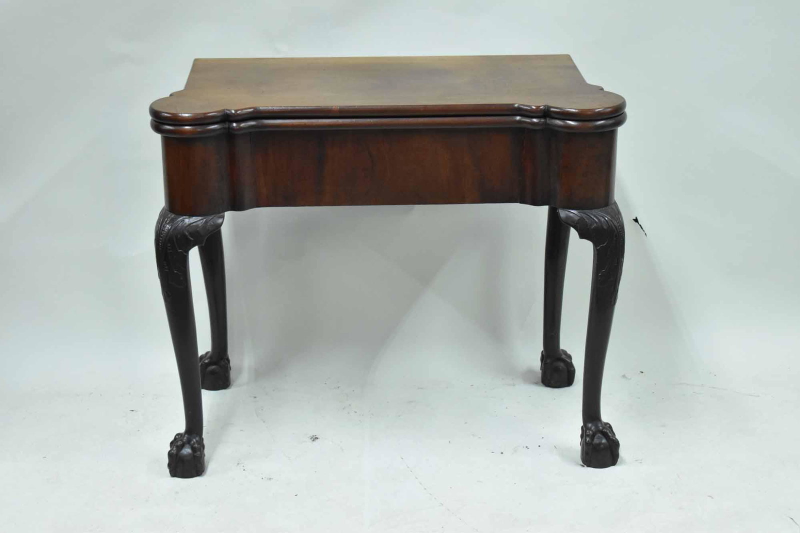 Antique Georgian Mahogany Swing Leg Games Table (1 of 17)