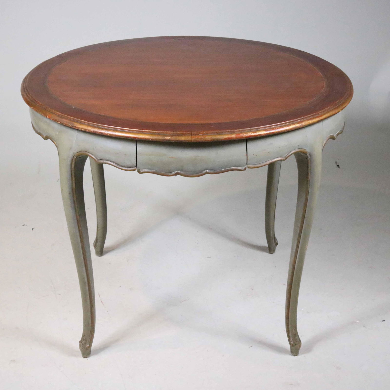 Louis XV Style Paint-Decorated Center Table (1 of 5)