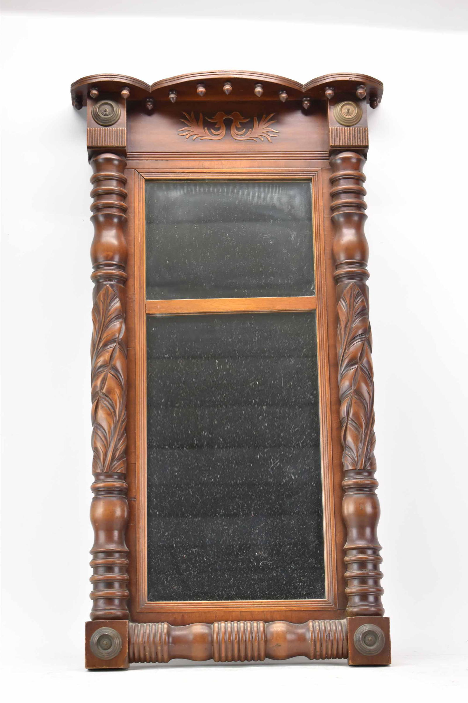 Antique Classical Carved Pier Mirror (1 of 6)
