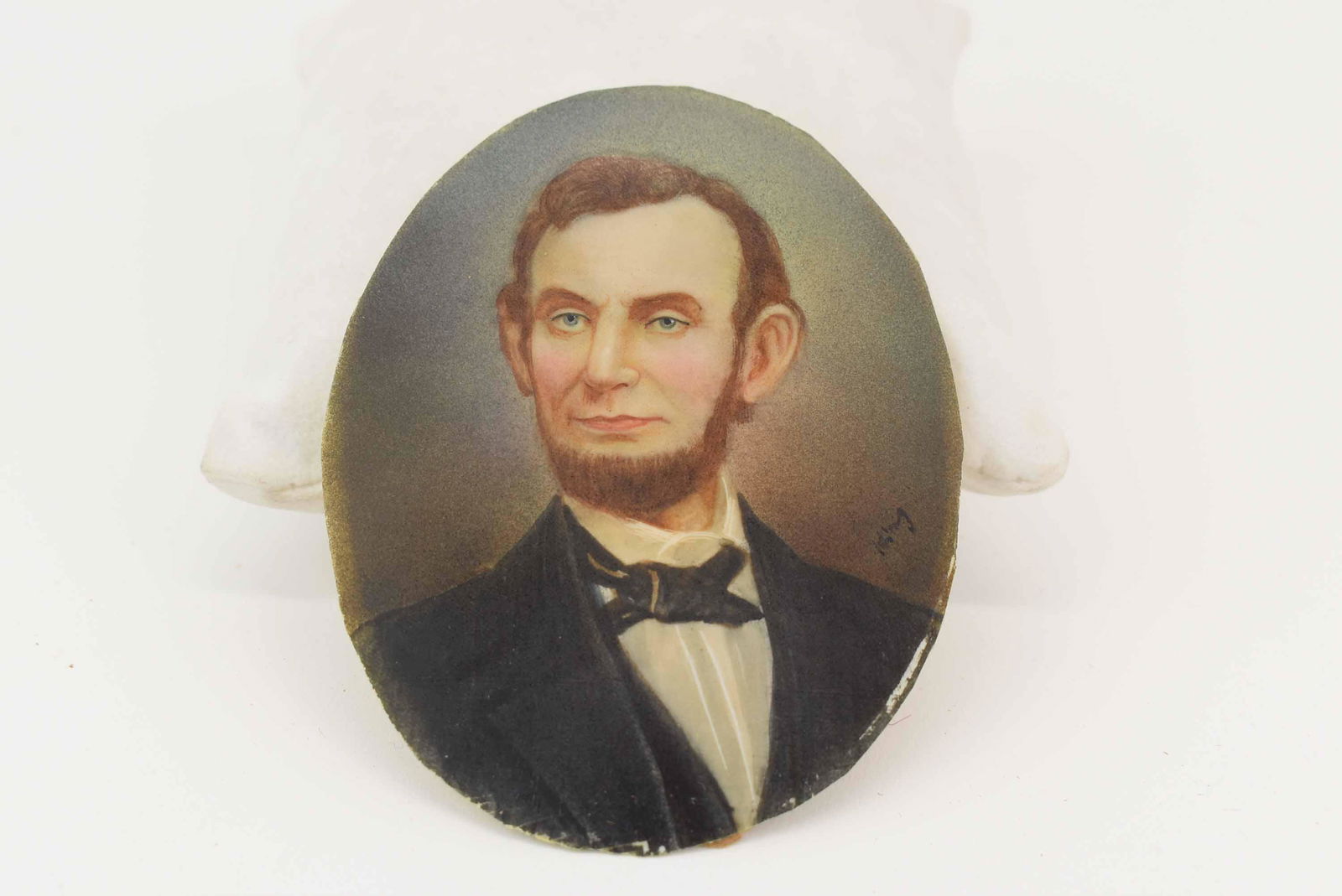 Antique Portrait Miniature of Abraham Lincoln (1 of 6)