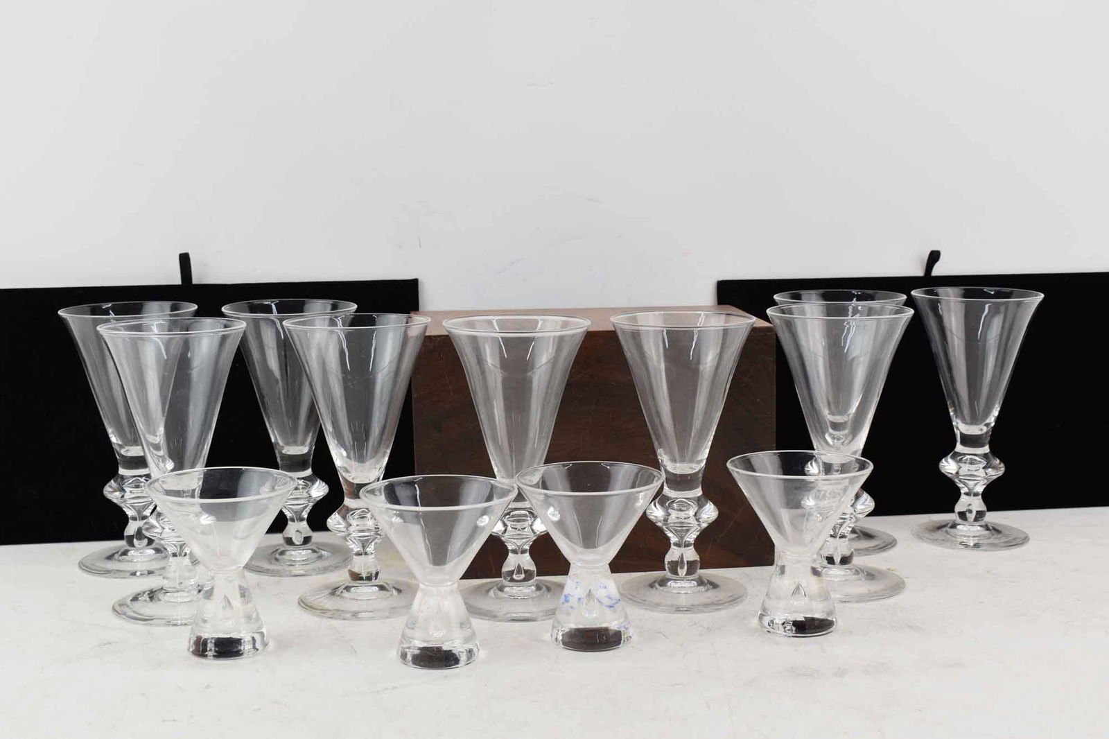 9 Steuben Glass Water Goblets (1 of 5)