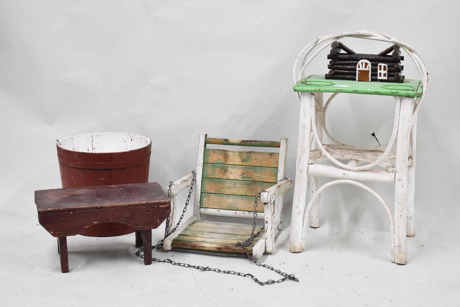 Antique Adirondack Twig Smoking Stand (1 of 5)