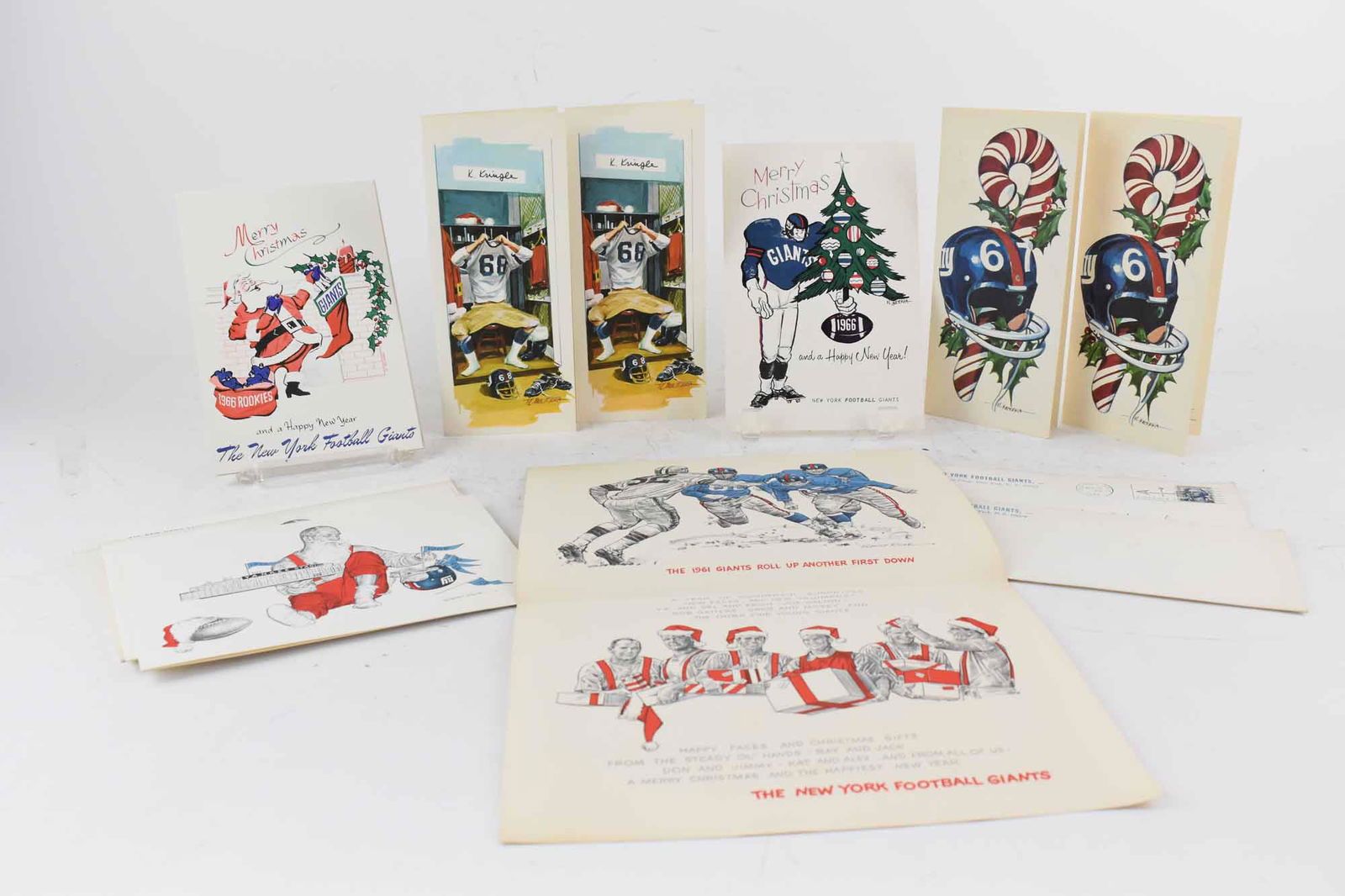 New York Football Giants Vintage Christmas Cards (1 of 7)