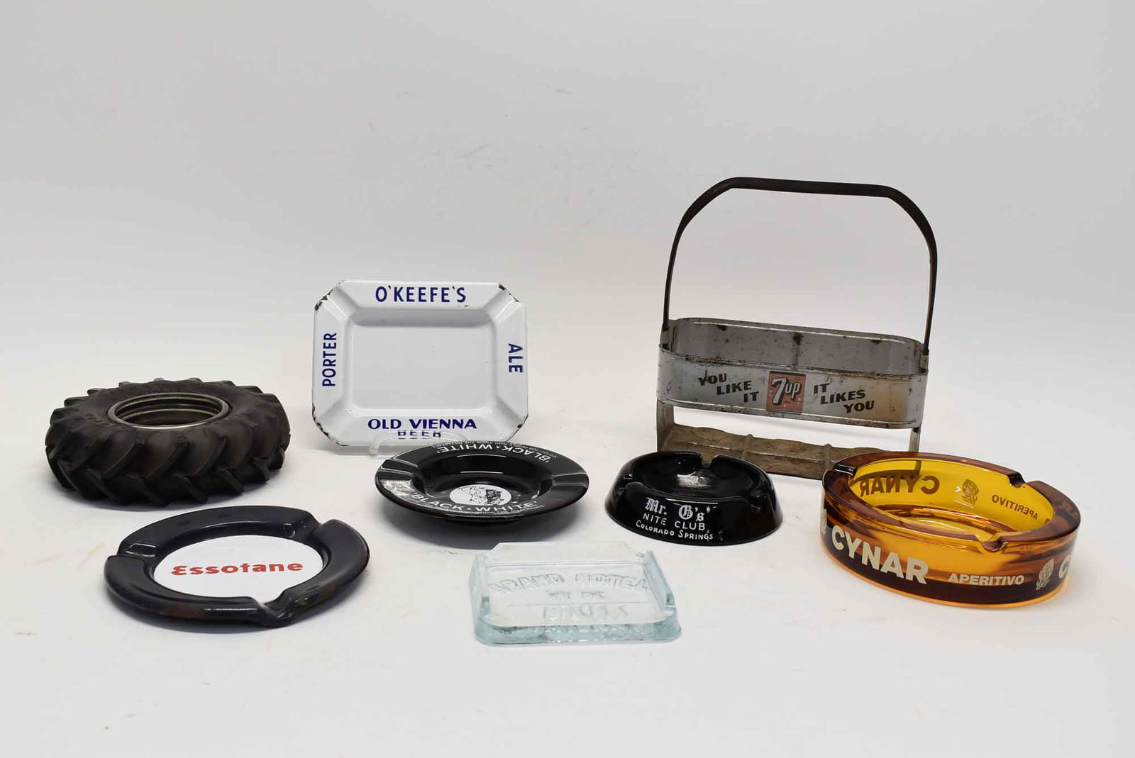 Group of Vintage Advertising Ashtrays (1 of 5)