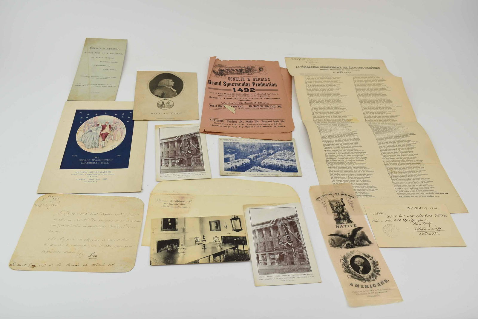 Group of Assorted 1800's Ephemera (1 of 13)