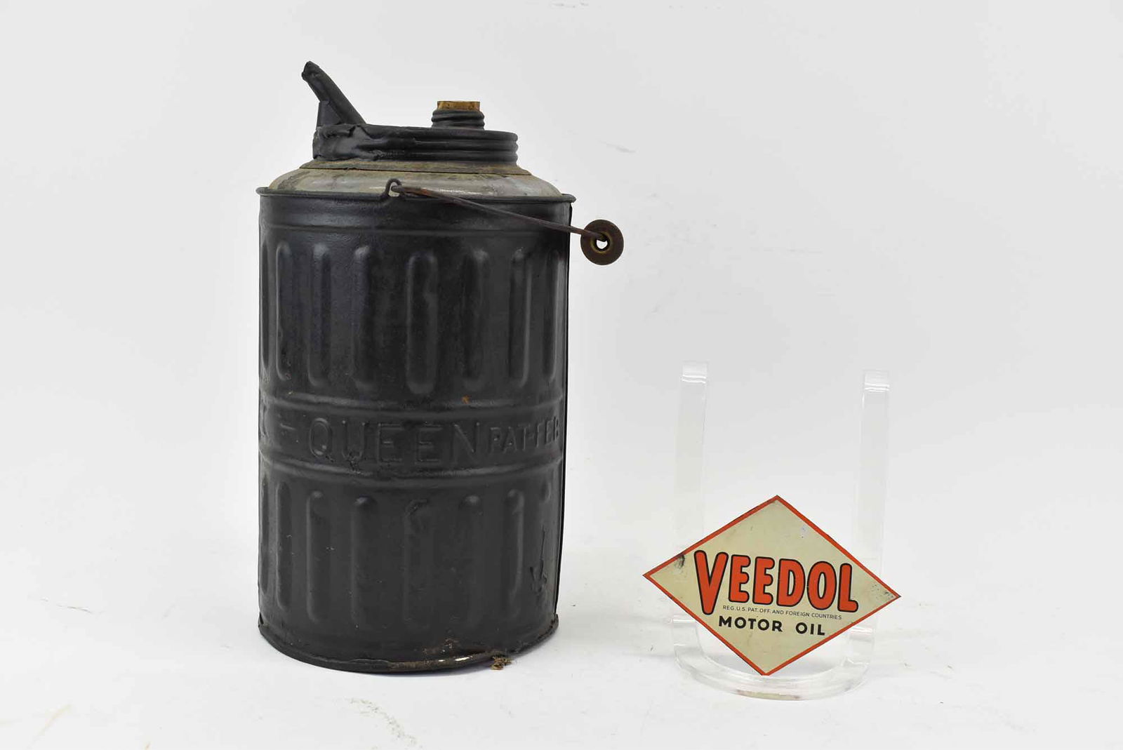 Antique Queen Kerosene Fuel Jug (1 of 9)