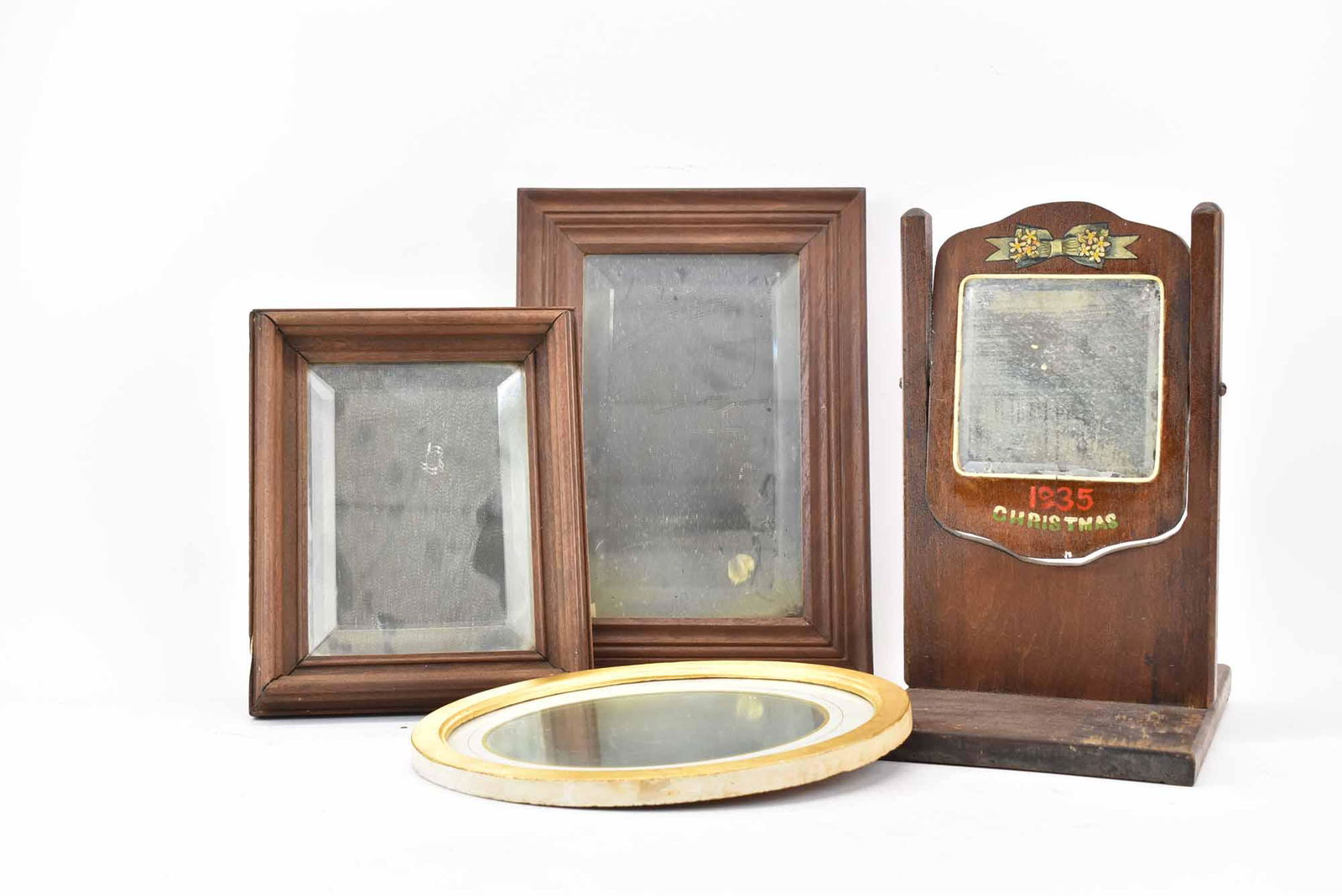 3 Antique Hanging Mirrors (1 of 7)