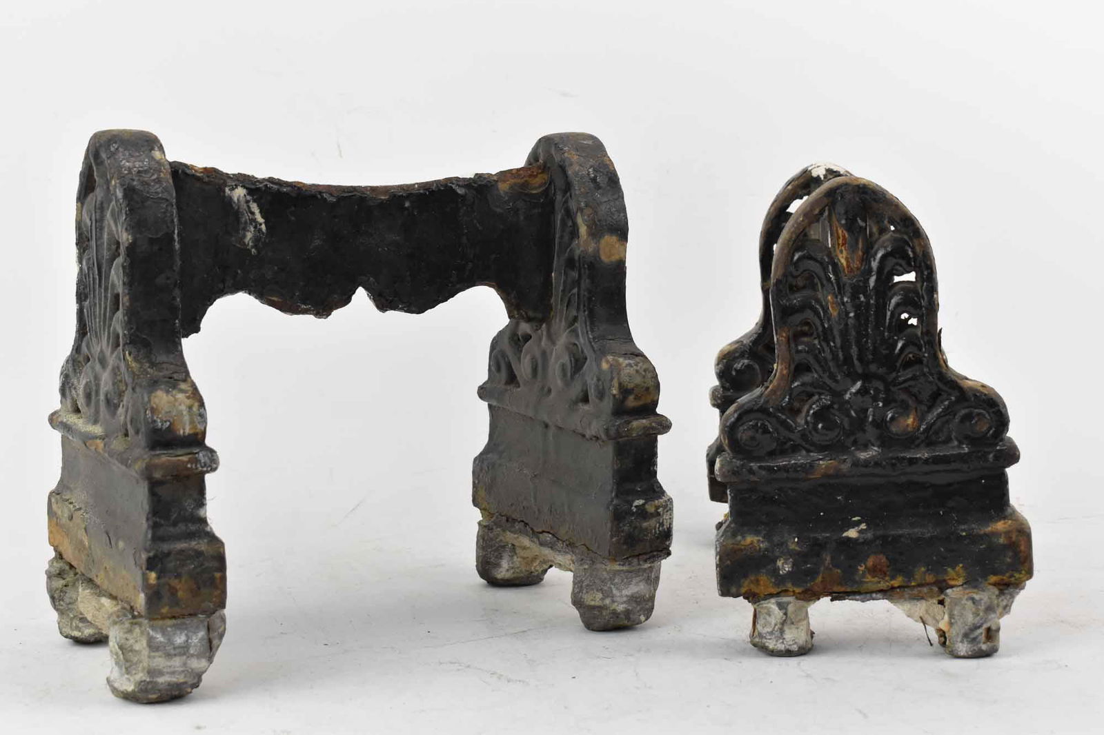 Pair of Antique Cast Iron Boot Scrapes (1 of 8)