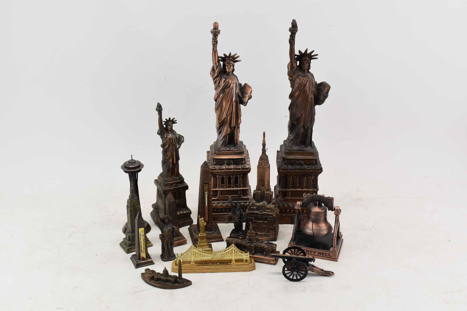 Group of Souvenir Statues and Landmark Figures (1 of 5)