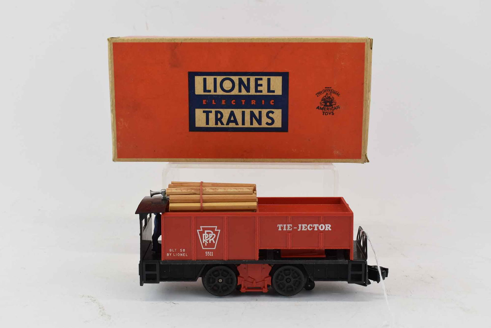 Lionel 55 Tie Jector Car 5511 with Box O Gauge (1 of 7)