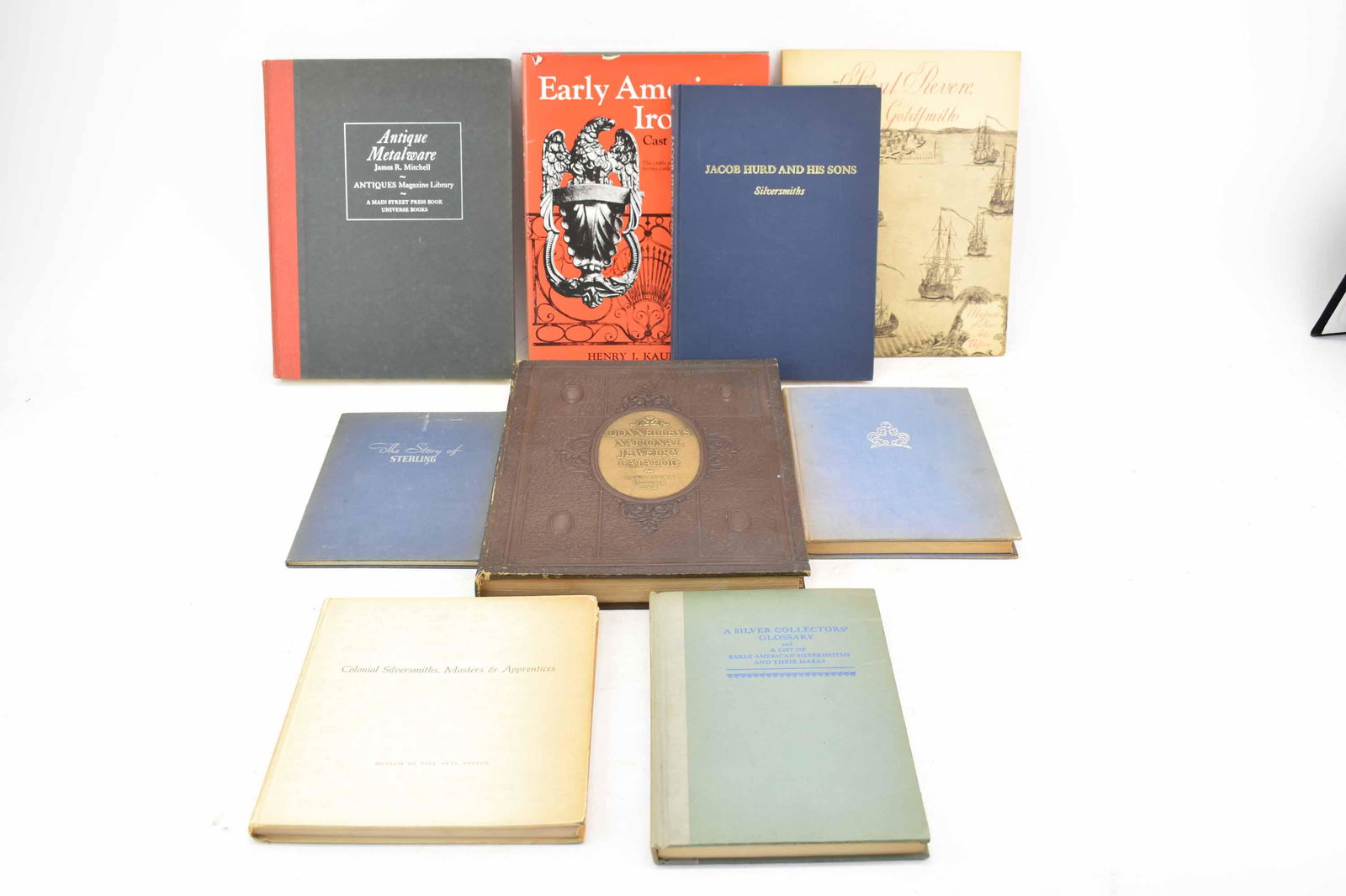 Group of Assorted Antique Silver Books (1 of 6)