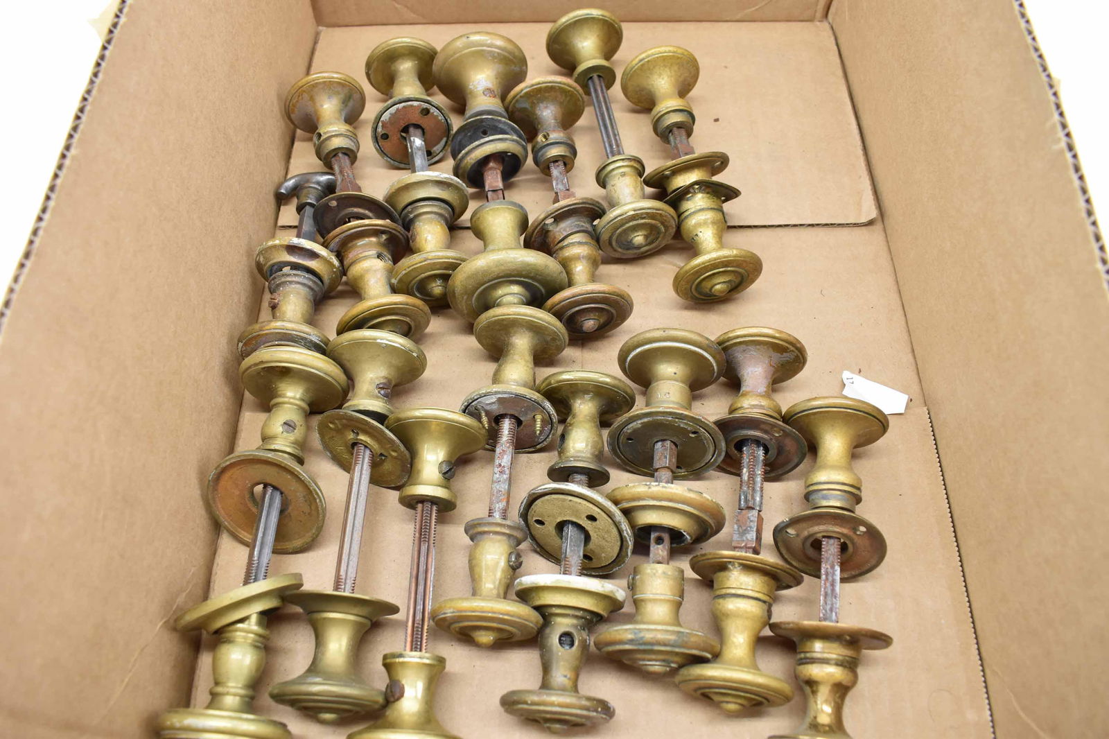 Group of Assorted Brass Door Knobs (1 of 6)
