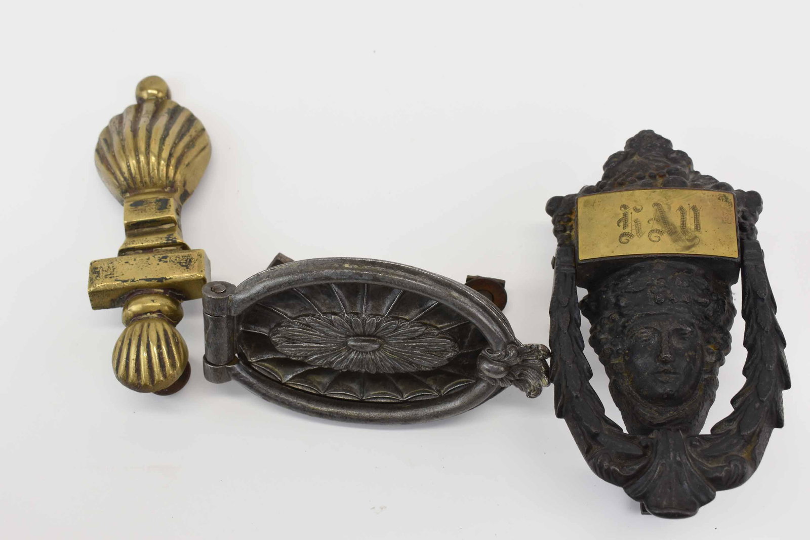 3 Antique Door Knockers (1 of 8)