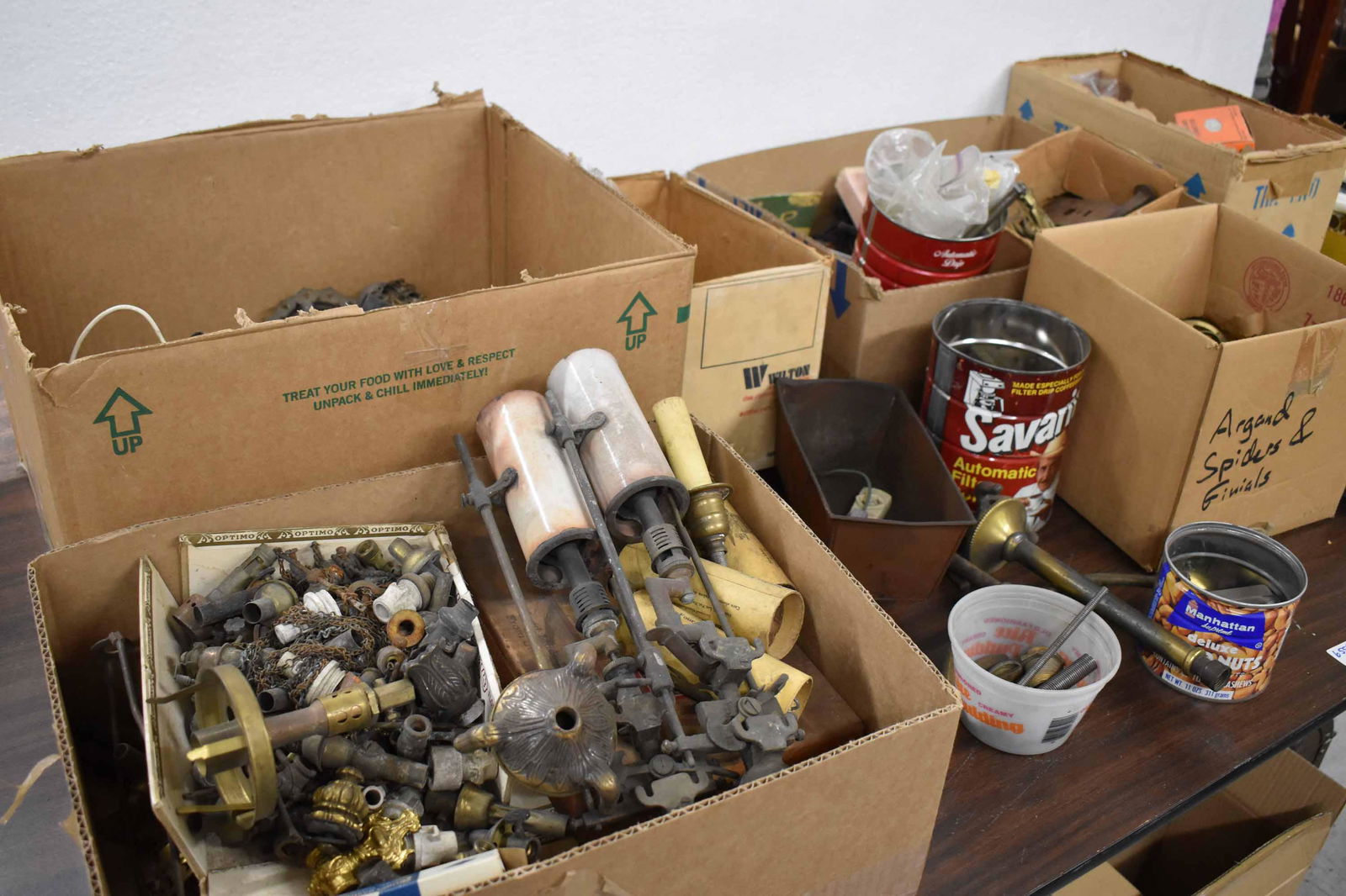 Group of Assorted Lamp, Chandelier & Gas Parts (1 of 12)