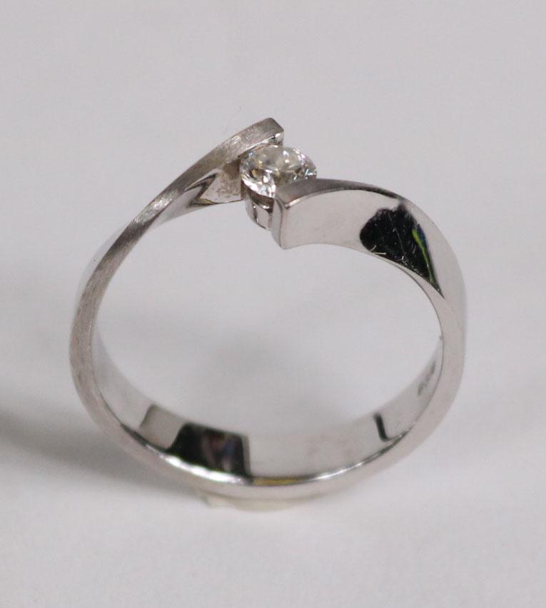 Brilliant Cut Diamond Promise Ring (1 of 5)
