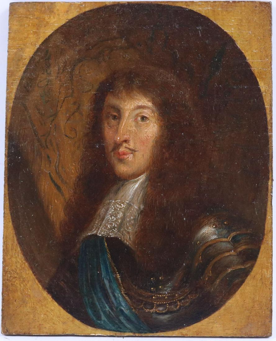 Oil on Panel, Portrait of Charles II (1 of 5)
